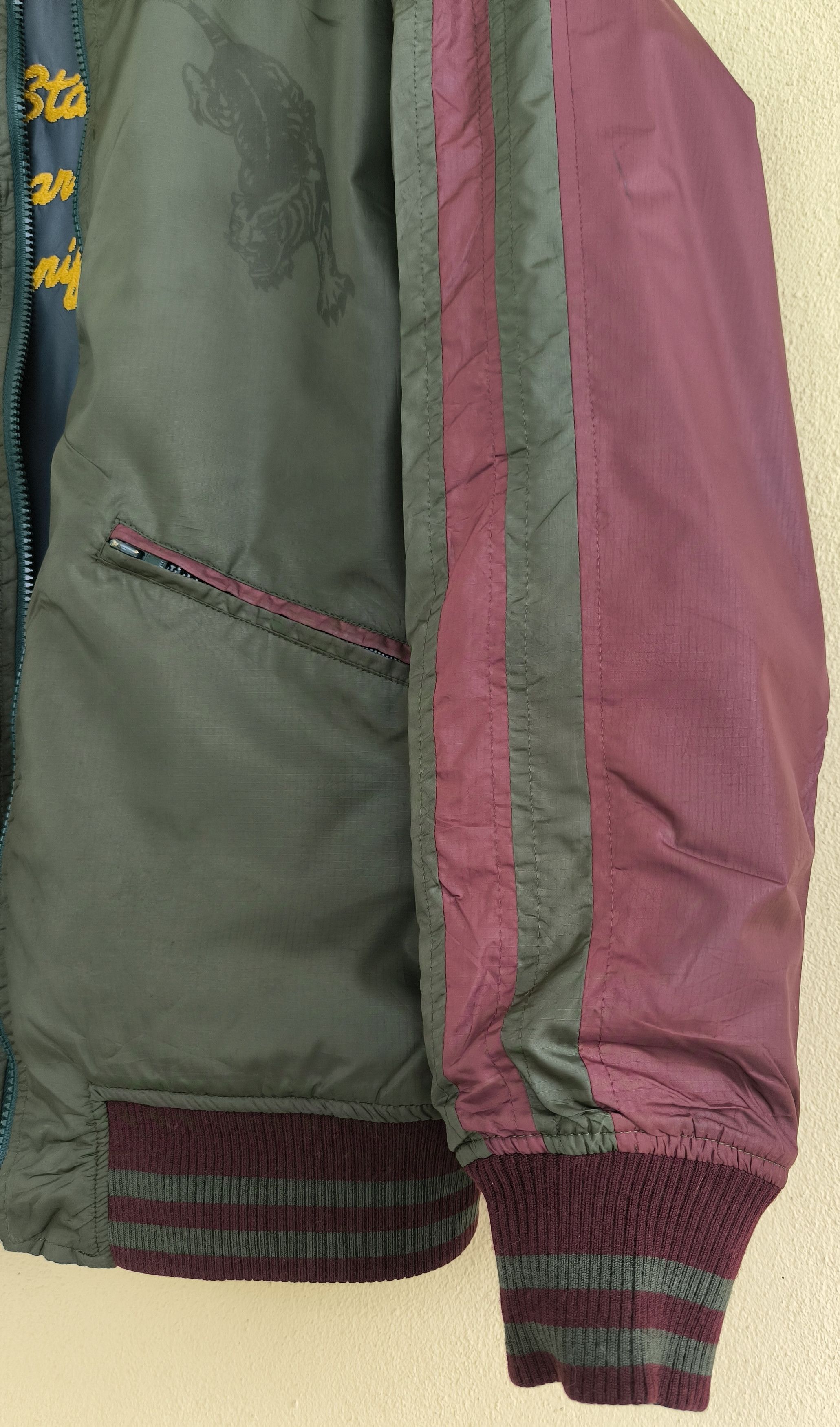 Japanese Brand ROCSTAR by REAL MAD HECTIC reversible nylon bomber jacket Size US L / EU 52-54 / 3 - 3 Thumbnail
