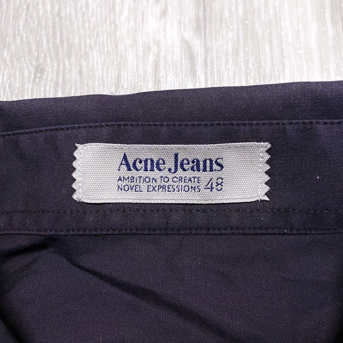Acne Studios Unisex Acne Studios Brown Cotton Slim Casual Pocket Shirt Size US M / EU 48-50 / 2 - 13 Thumbnail