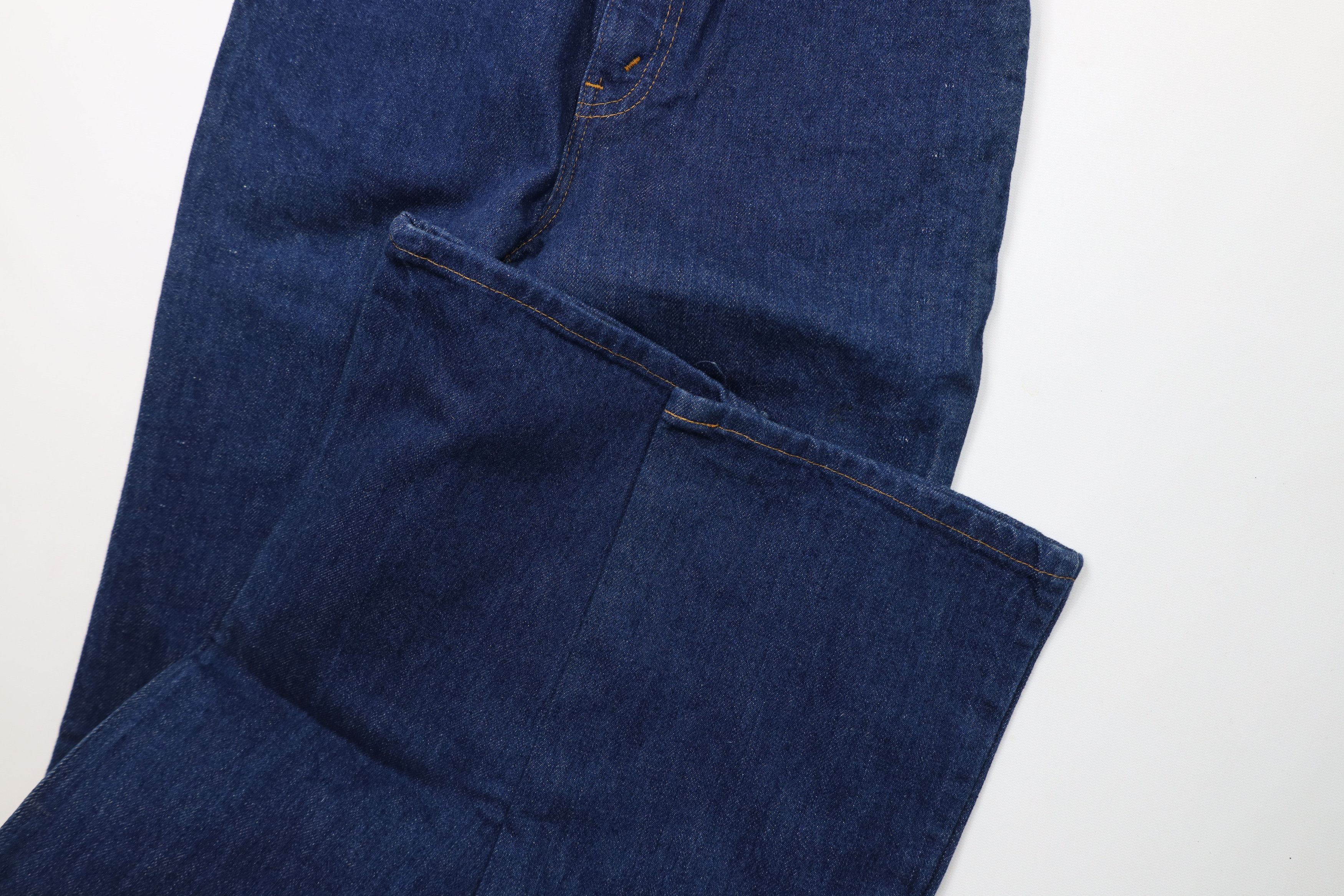 Vintage Vintage 70s Streetwear Flared Bootcut Denim Jeans Blue USA Size US 28 / EU 44 - 6 Thumbnail