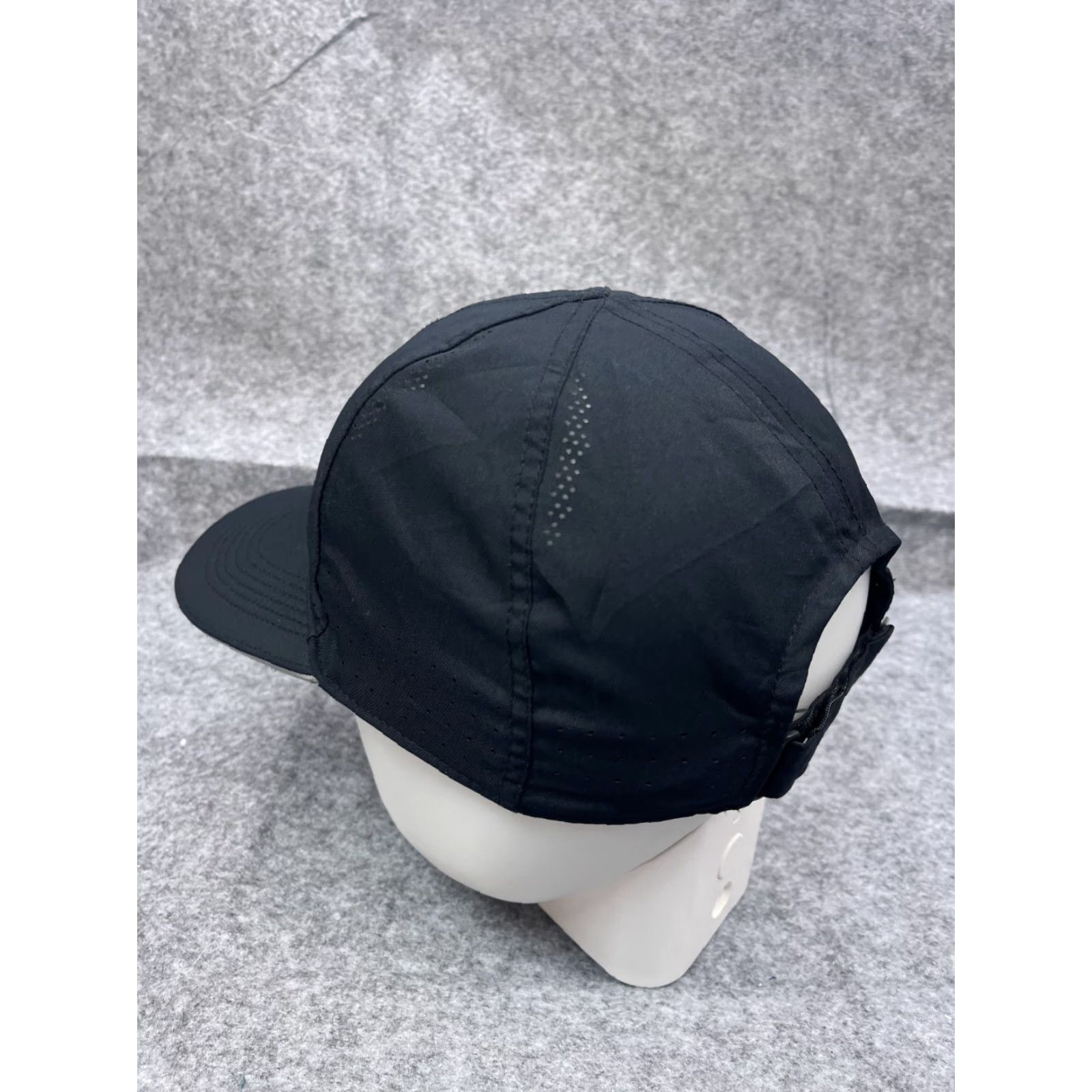 Nike Nike Hat Cap Strap Back Adult One Size Black Polyester Featherlight Golf Hat Mens Adjustable Lightweight Logo Cap Size ONE SIZE - 5 Thumbnail