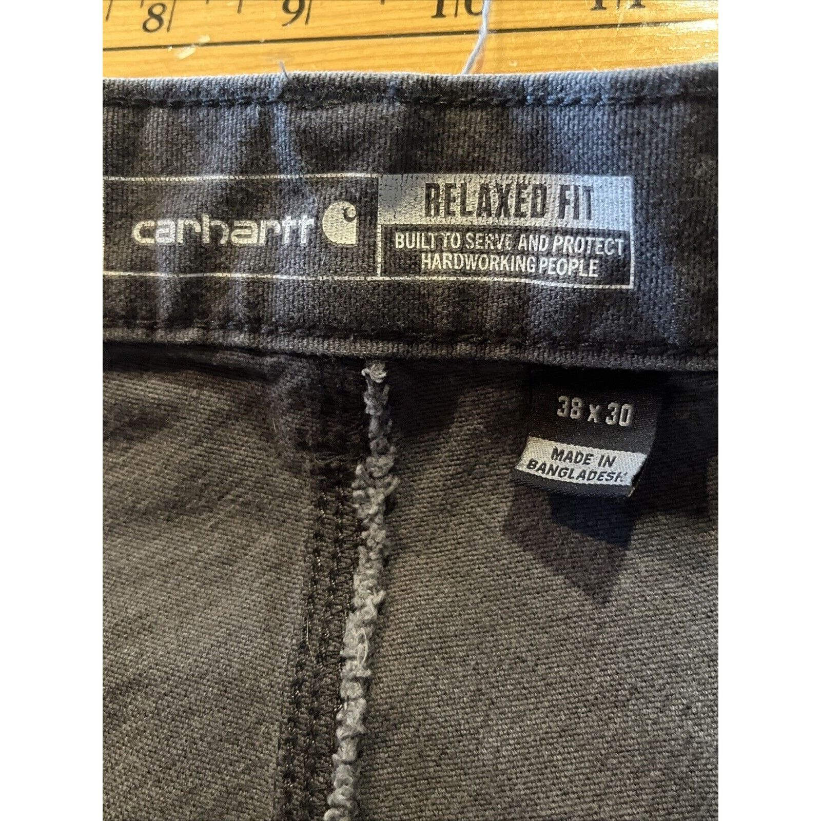 Carhartt Carhartt 36x29 Duck Canvas Double Knee Workwear Gray Pants Size US 36 / EU 52 - 12 Thumbnail