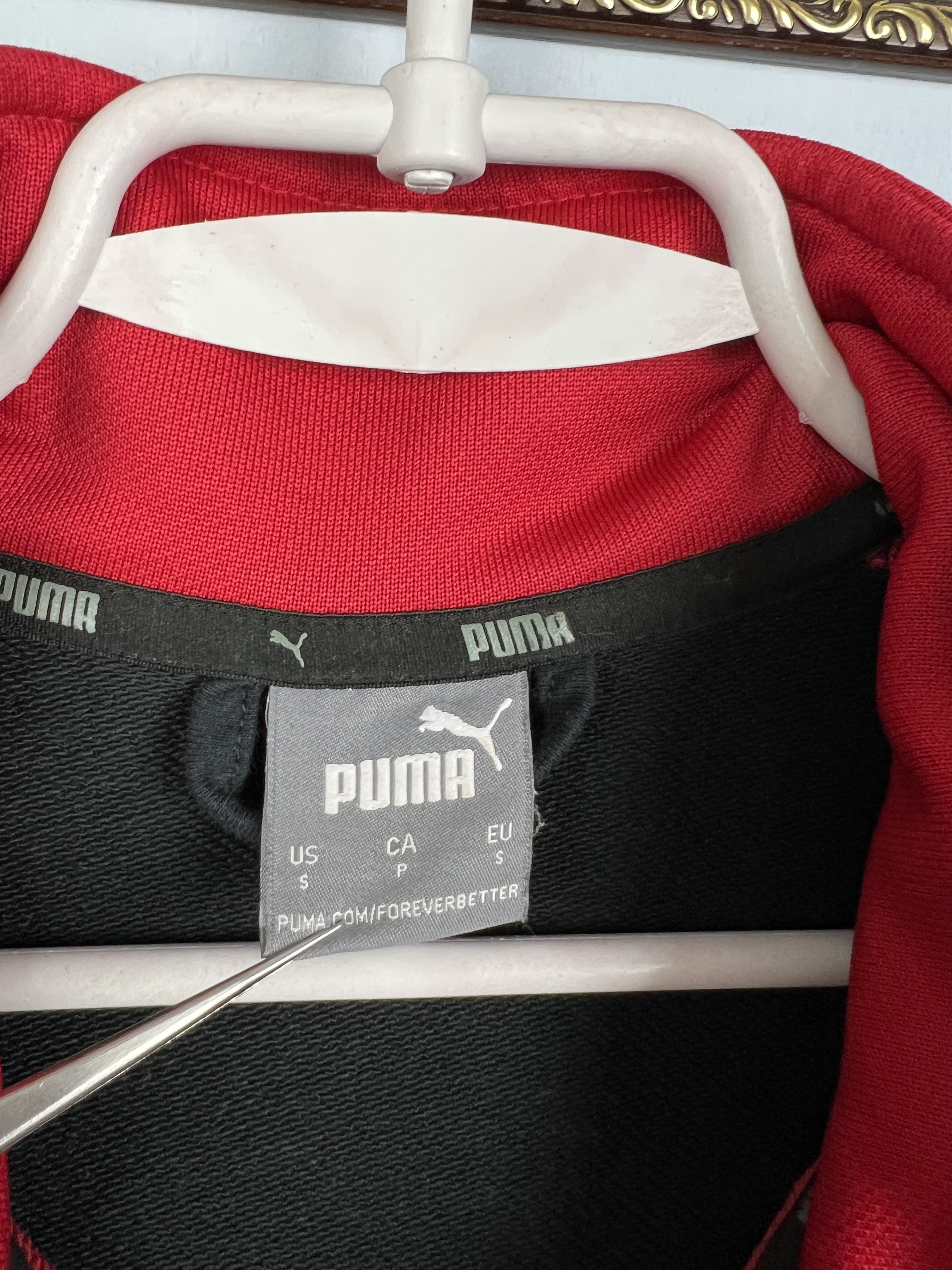 Puma AC Milan Football Suit Soccer Set Jacket Pants Track Top Size US S / EU 44-46 / 1 - 6 Thumbnail