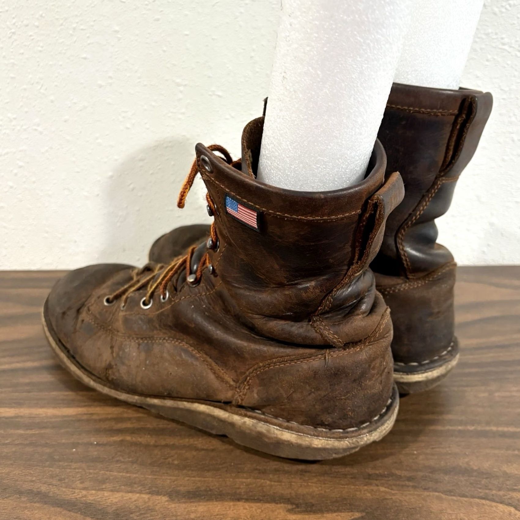 Danner Danner Bull Run 8" Soft Toe Boot Brown EE Mens Size 9.5 Leather Work & Safety Boots Walking Shoe Size US 9 / EU 42 - 7 Thumbnail