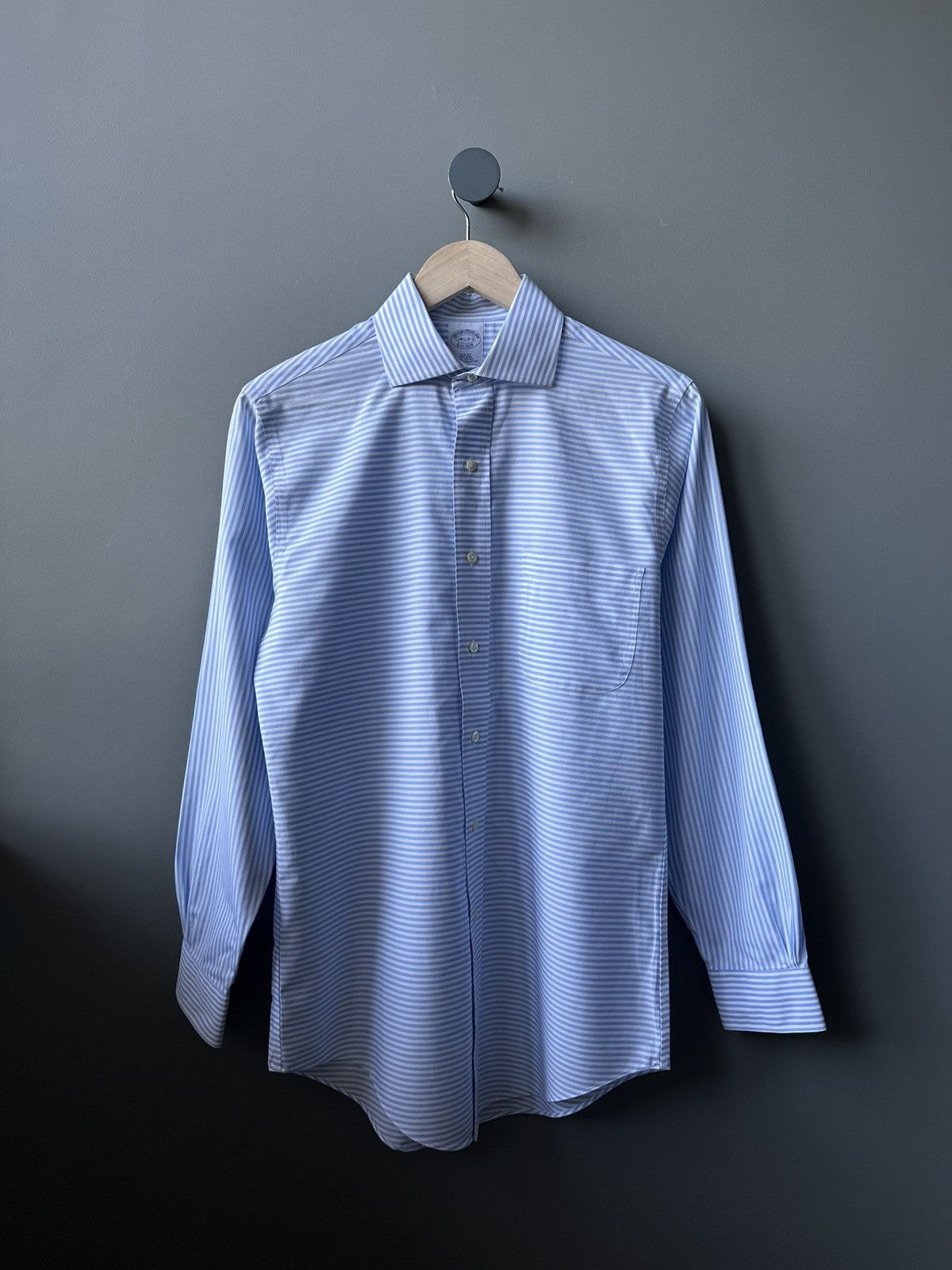 Brooks Brothers Brooks Brothers Stripped Cotton Shirt Size US S / EU 44-46 / 1 - 1 Thumbnail
