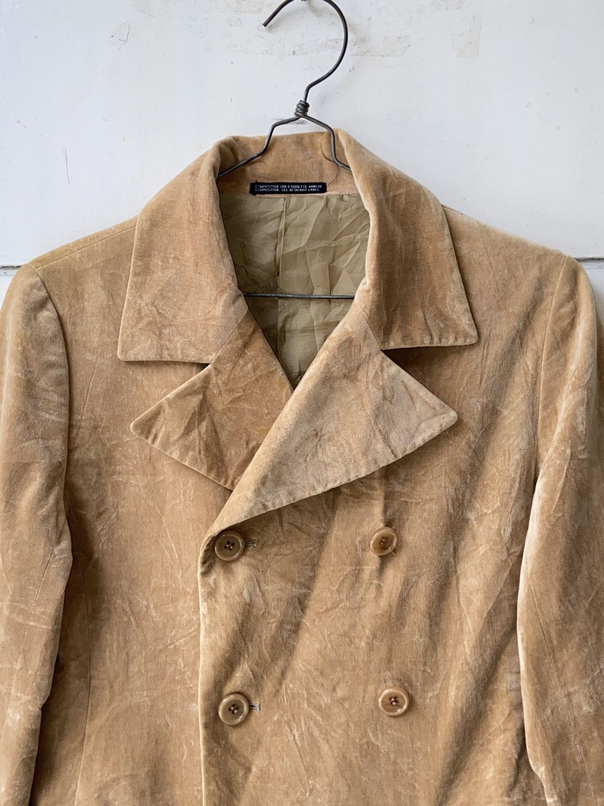 Yohji Yamamoto NOUÉ-RUE Brown Coat Jacket Size US S / EU 44-46 / 1 - 4 Thumbnail