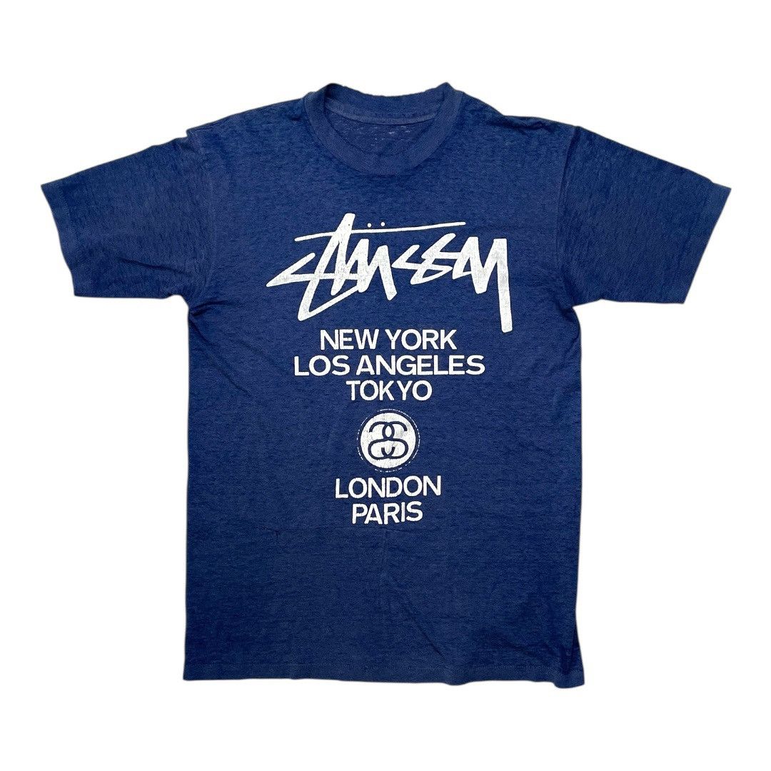 Stussy Rare Vintage 90s Stussy Big Logo Tee Size US M / EU 48-50 / 2 - 1 Thumbnail