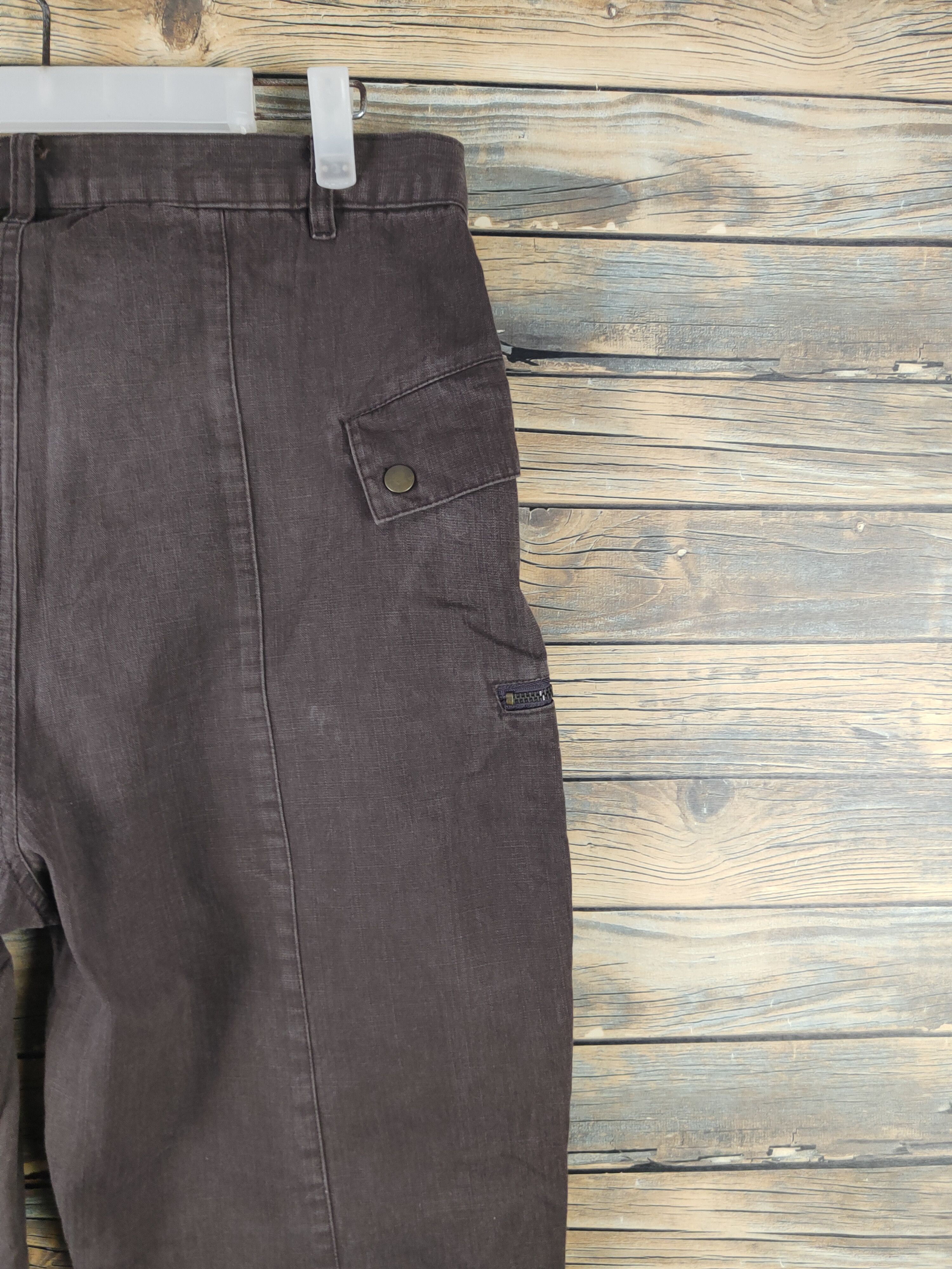 Japanese Brand DL Coward Brown Multipocket Cargo Pants #2150 Size US 32 / EU 48 - 10 Thumbnail