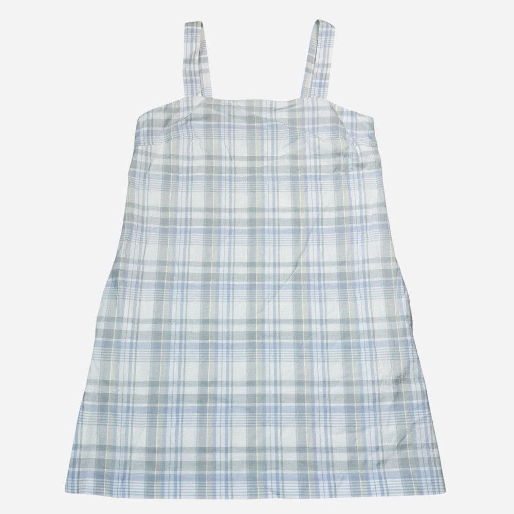 Theory NWT New $325 Theory Muted Plaid Cotton Linen Mini Dress In Size M / US 6-8 / IT 42-44 - 2 Thumbnail