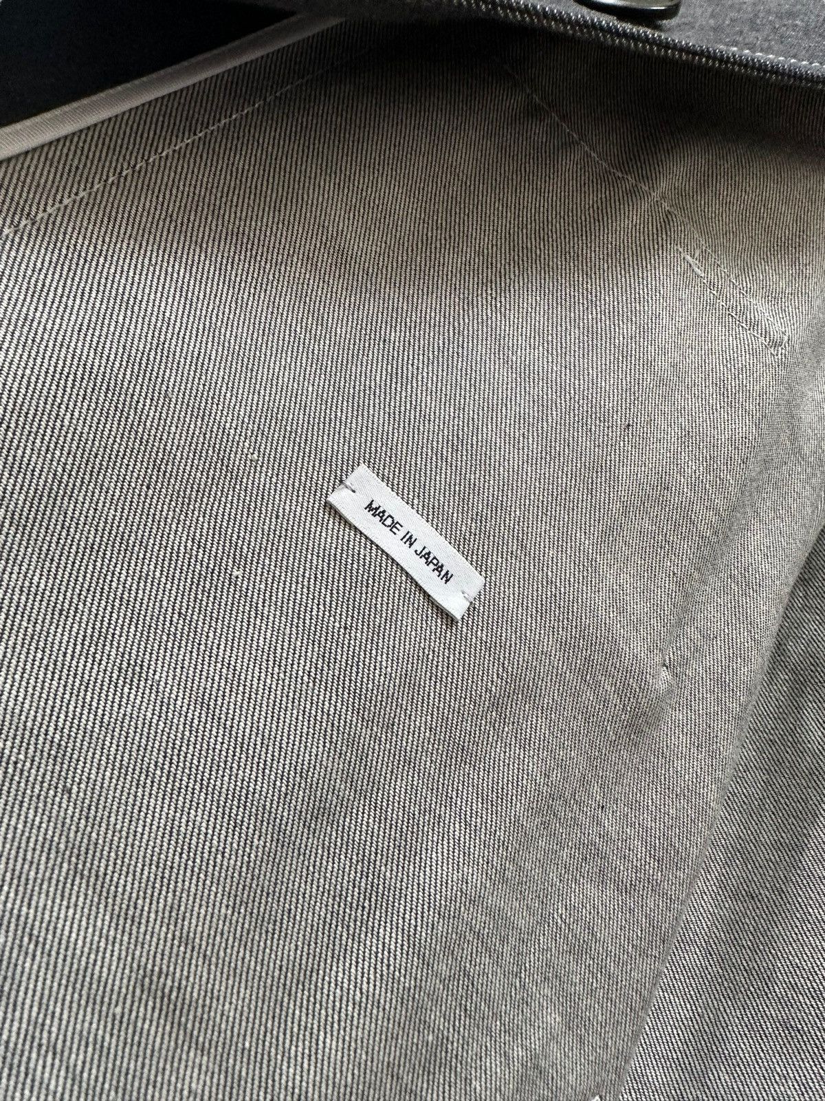 Thom Browne Sz3 Japanese Denim Round Collar Pocket Jacket Size US L / EU 52-54 / 3 - 14 Thumbnail