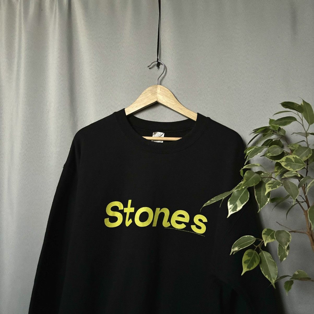 Band Tees Stones vintage sweatshirt large black big logo rare Size US L / EU 52-54 / 3 - 2 Thumbnail