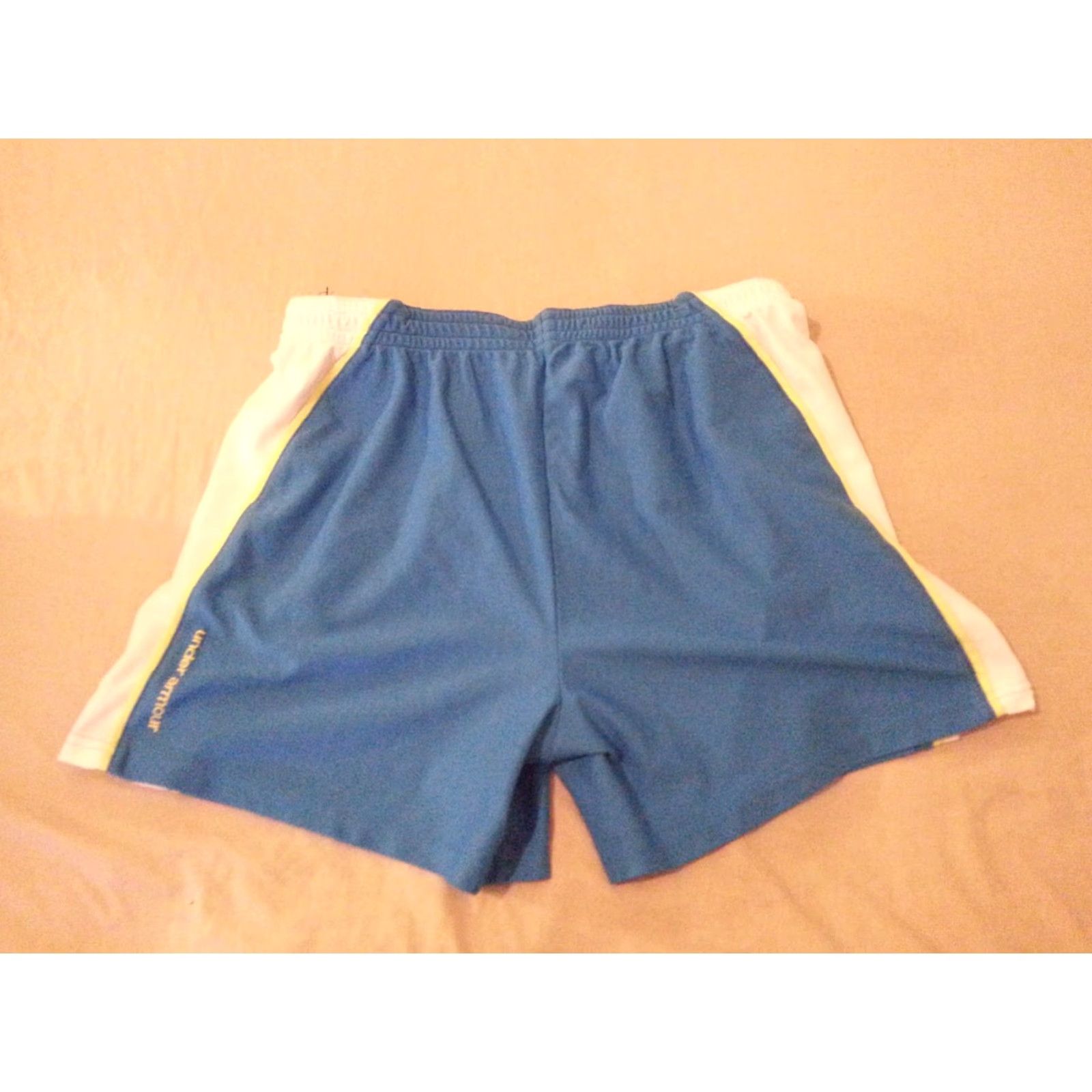 Under Armour Under Armour Shorts Athletic Blue L Womens Large Gym Workout Shirt Size 36" / US 14 / IT 50 - 2 Thumbnail