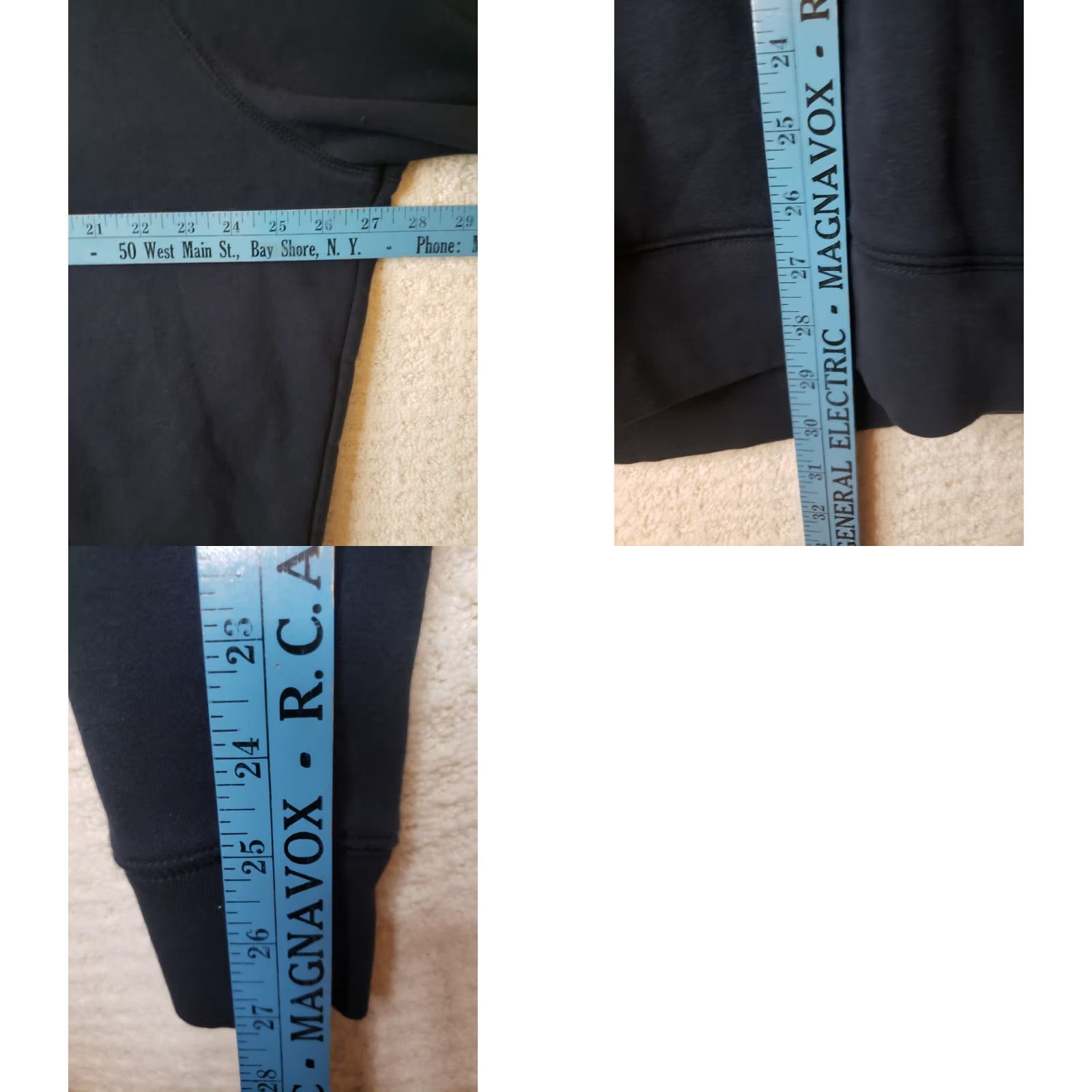 Lands' End Lands' End Mens XXL Black Long Sleeve Crew Neck Sweatshirt Pullover - Big & Tall Size US XXL / EU 58 / 5 - 8 Thumbnail