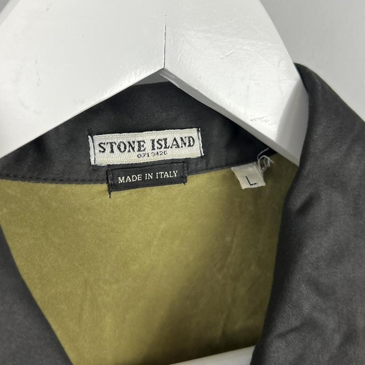 Stone Island Stone Island Raso Floccato Over Shirt Size US L / EU 52-54 / 3 - 4 Thumbnail