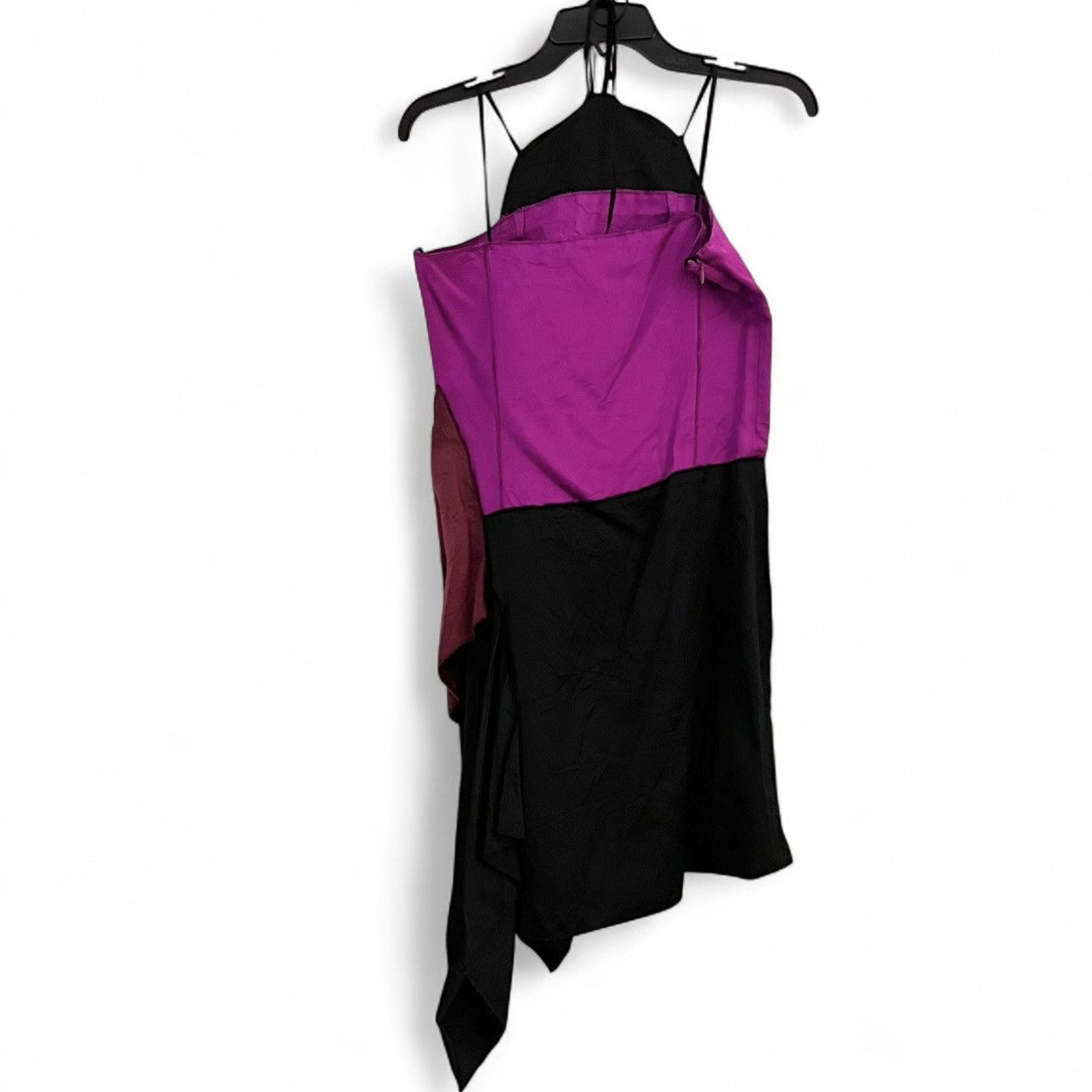 Miu Miu Miu Miu Y2K Silk Colorblock Halterneck Dress Size XS / US 0-2 / IT 36-38 - 2 Thumbnail