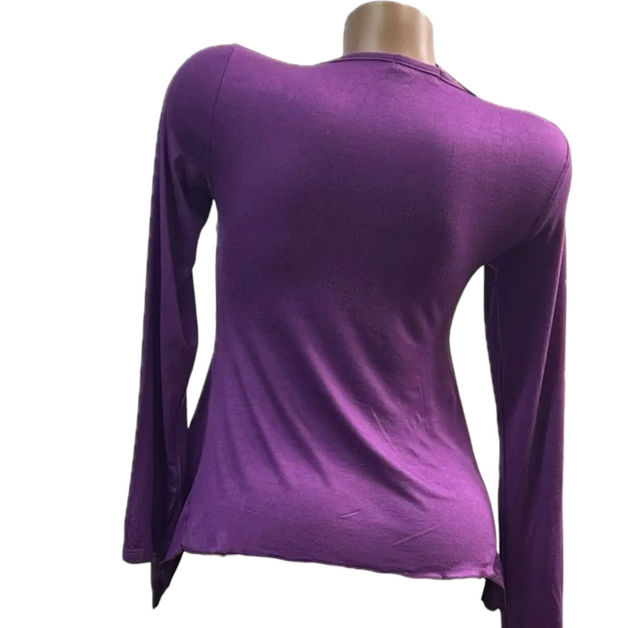 Japanese Brand Avant garde longsleeve asymmetric blouse sz S Size S / US 4 / IT 40 - 4 Thumbnail
