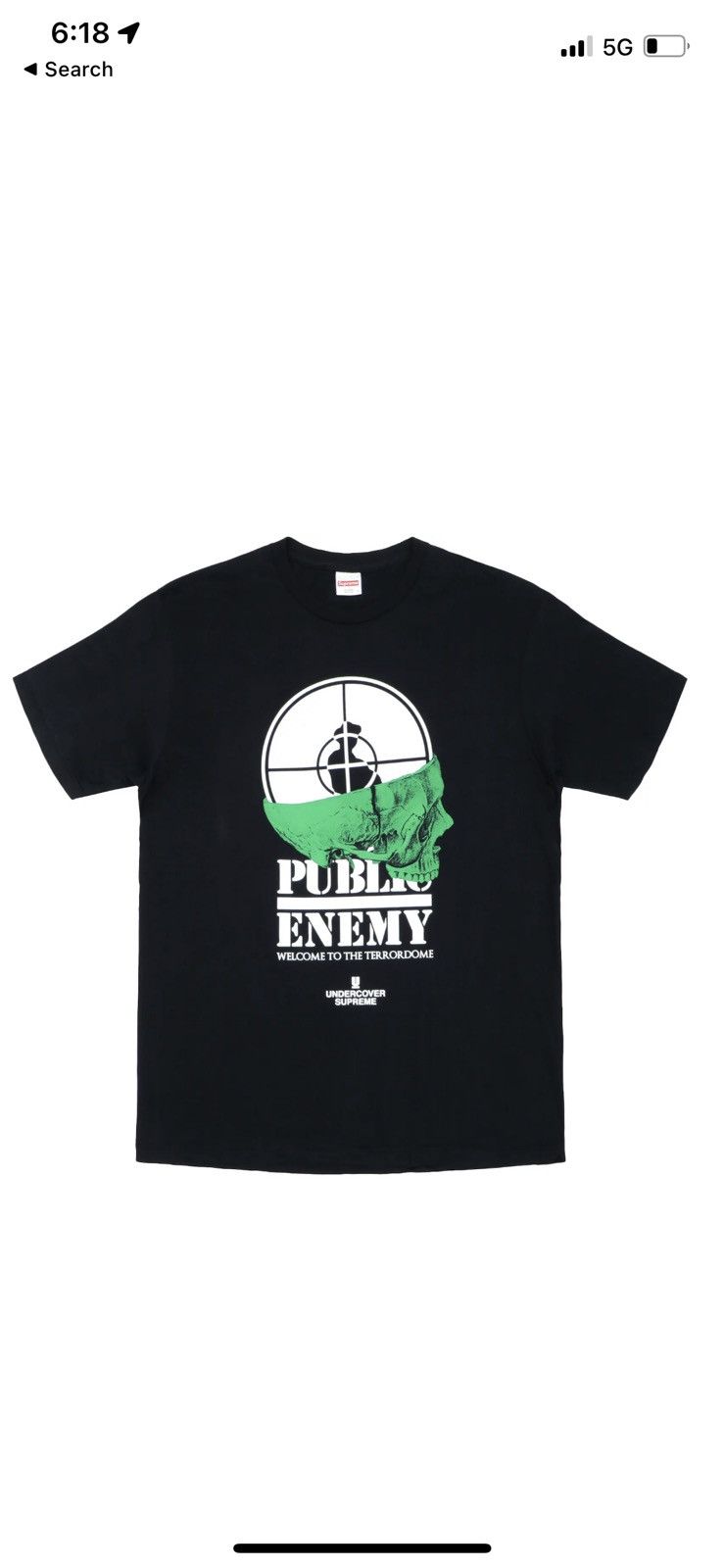 Supreme Supreme x Undercover x Public Enemy Terrordome Tee sz M | Grailed