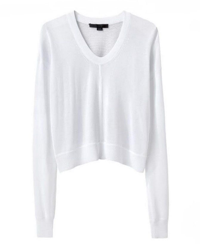 Alexander Wang Alexander Wang snakeskin back cropped pullover. Size M / US 6-8 / IT 42-44 - 9 Thumbnail