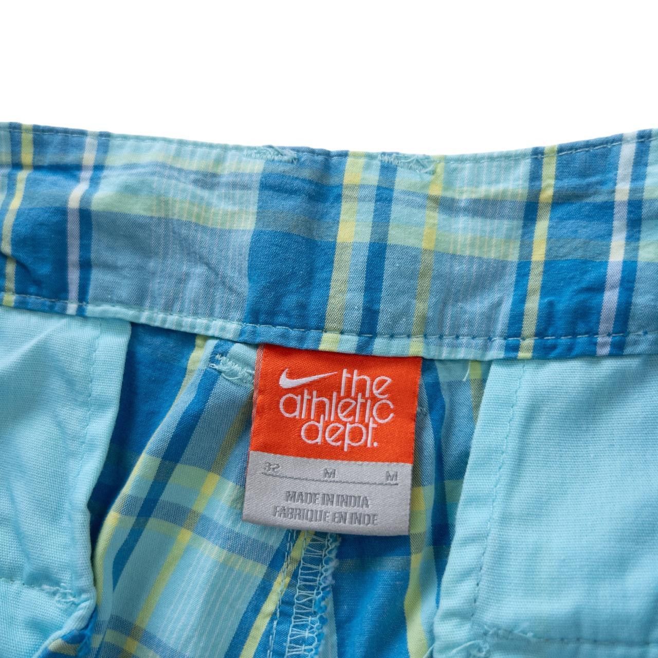 Nike Vintage Nike Check Cargo Shorts Size W33 Size US 33 - 3 Thumbnail