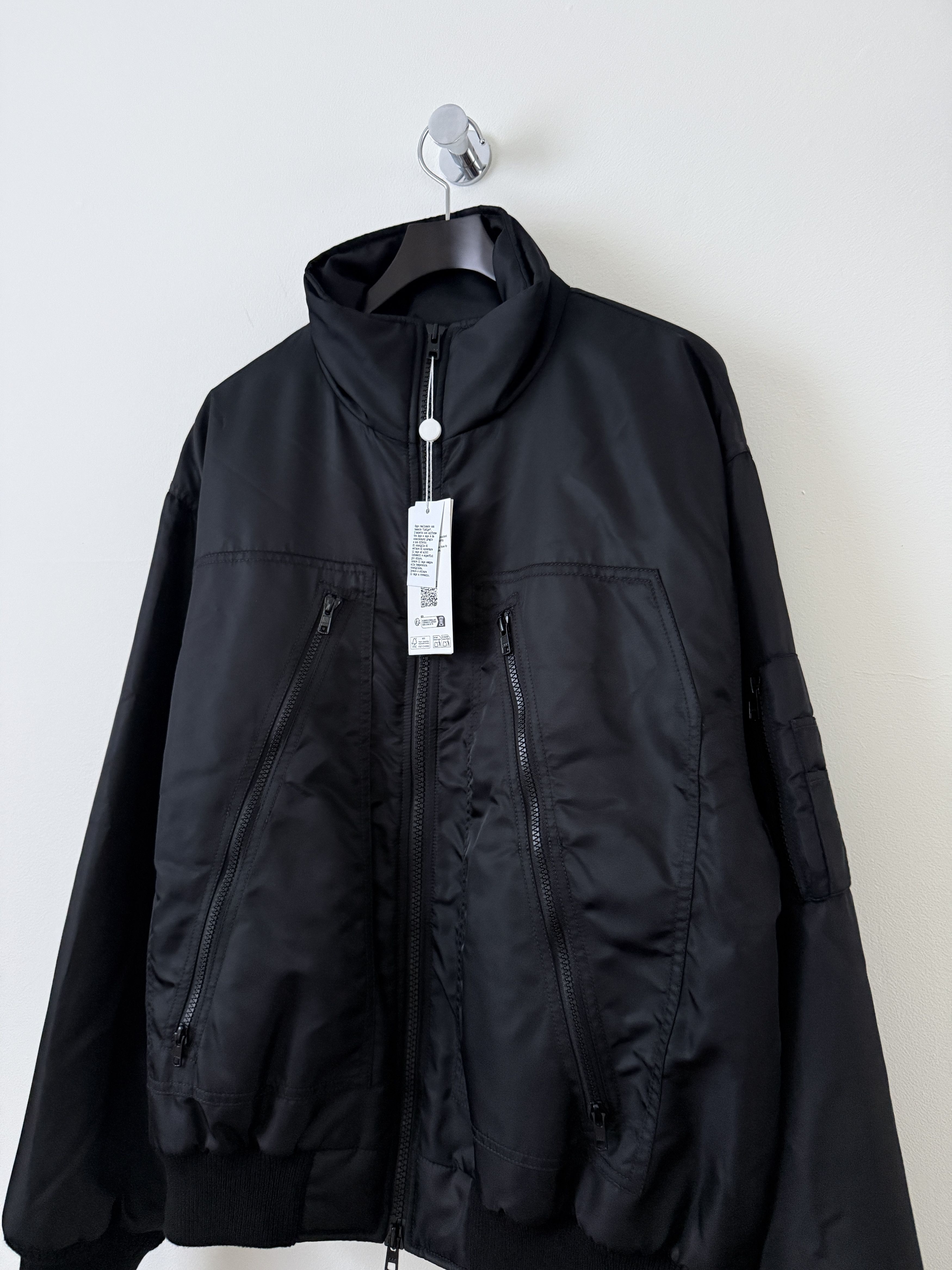 Maison Margiela MM6 Nylon Zip Bomber Jacket Size US M / EU 48-50 / 2 - 6 Thumbnail