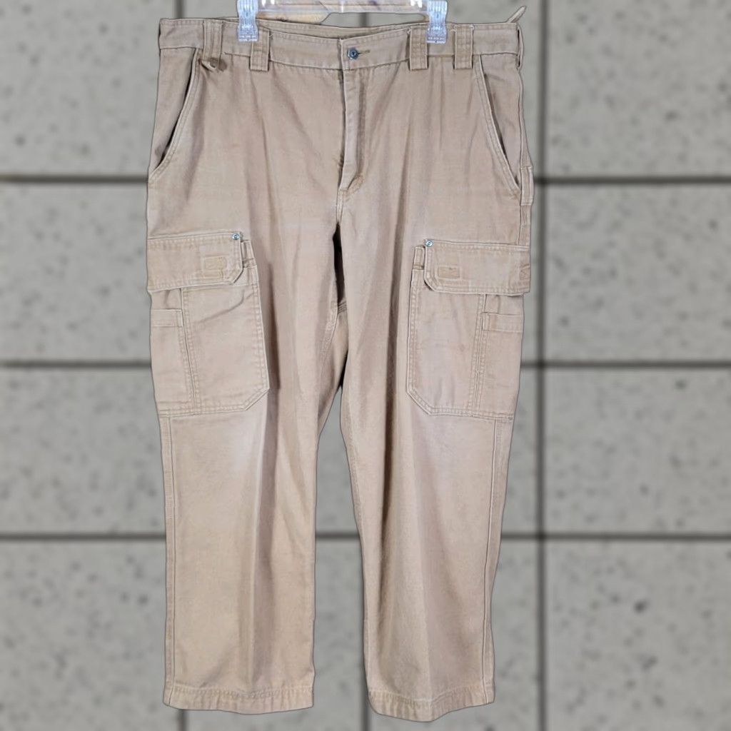Vintage Duluth Mens Cargo Pants Pants 42X30 Brown Tan Workwear Cargo Mens 42 Regular Inseam 30 Comfort Rust Brown Size US 42 / EU 58 - 1 Thumbnail