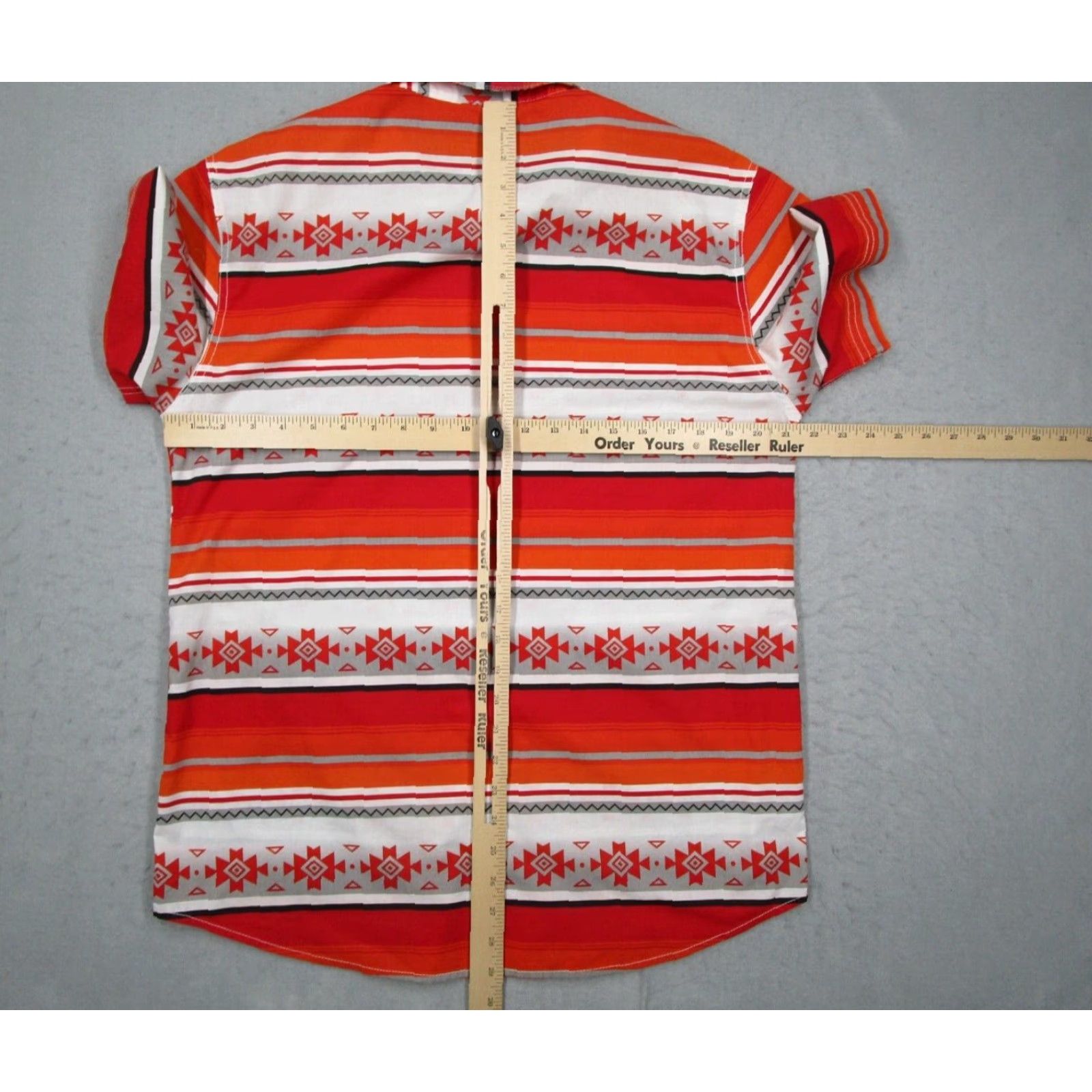 Southpole Southpole Shirt Men Large Red Button-Up Southwest Geometric Aztec Streetwear Casual Size US L / EU 52-54 / 3 - 5 Thumbnail