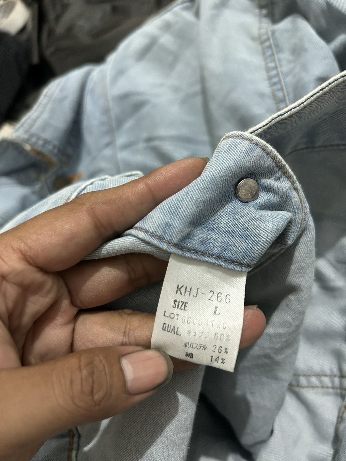 Kenzo × Vintage Vintage kenzo jeans jacket made in japan Size US L / EU 52-54 / 3 - 7 Thumbnail