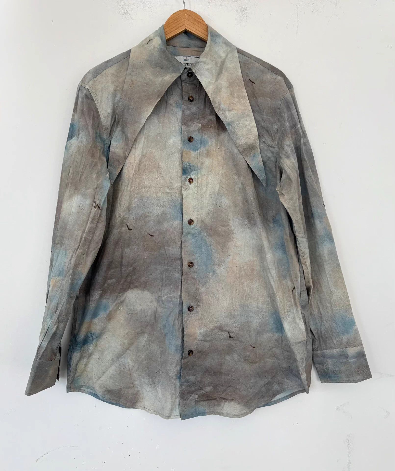 Vivienne Westwood Vivienne Westwood 15FW Men's Scissors Collar Sky Print 48 Size US M / EU 48-50 / 2 - 1 Thumbnail