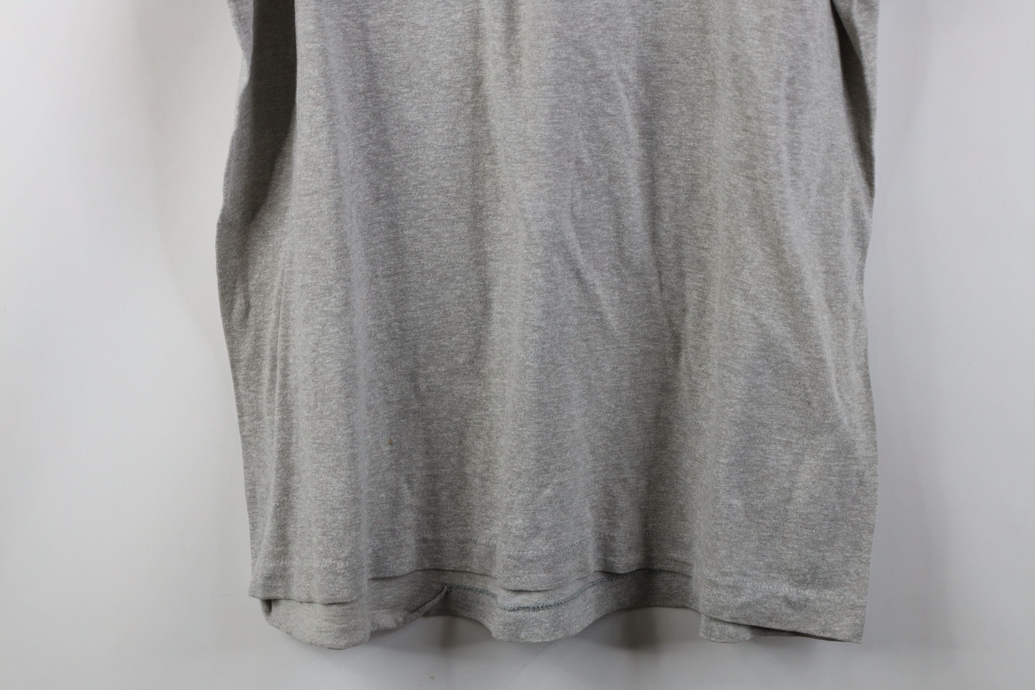Vintage Vintage 80s 90s Streetwear Pocket T-Shirt Heather Gray USA Size US XXL / EU 58 / 5 - 15 Thumbnail