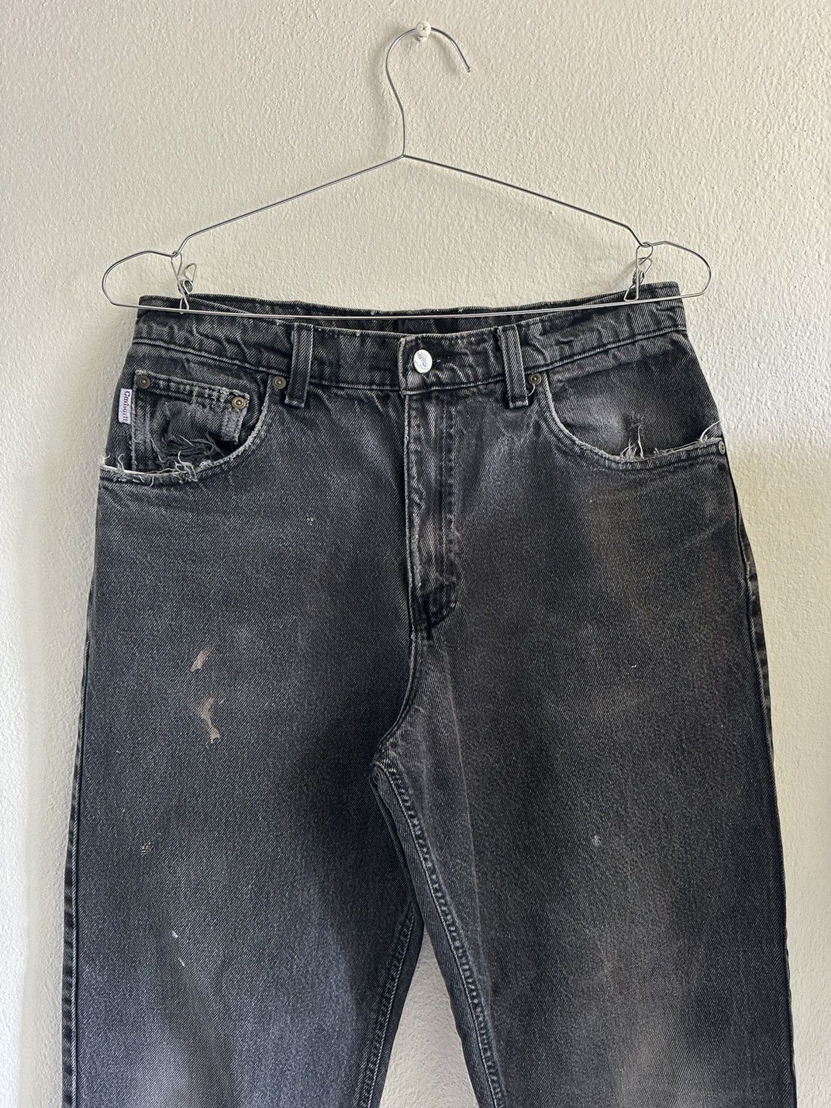Carhartt (32x29) Vintage Faded Carhartt Jeans B17 BLK Size US 32 / EU 48 - 3 Thumbnail