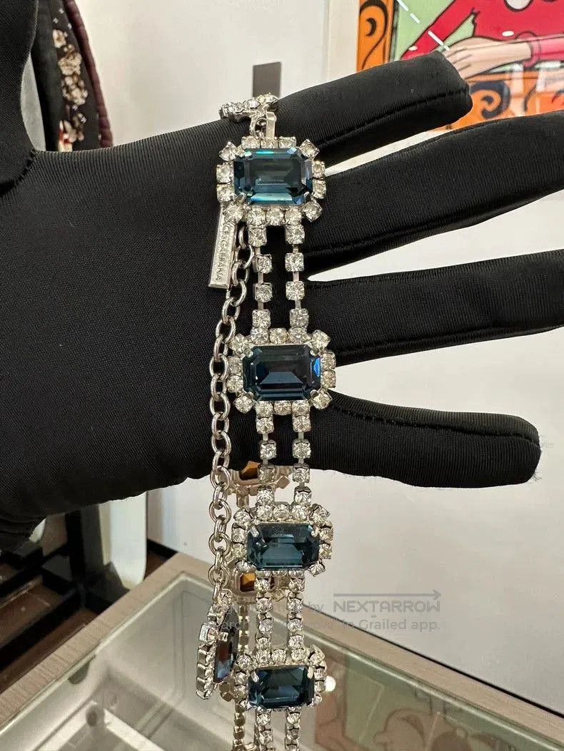 Dolce & Gabbana Dolce Gabbana Vintage Blue Crystal Necklace. Size ONE SIZE - 4 Thumbnail