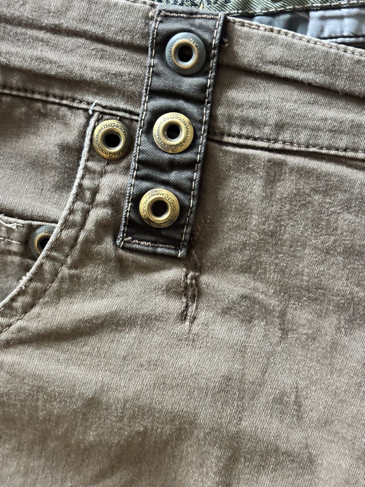Dolce & Gabbana Ss03 brown dolce & gabbana cargo pants Size US 40 / EU 56 - 6 Thumbnail