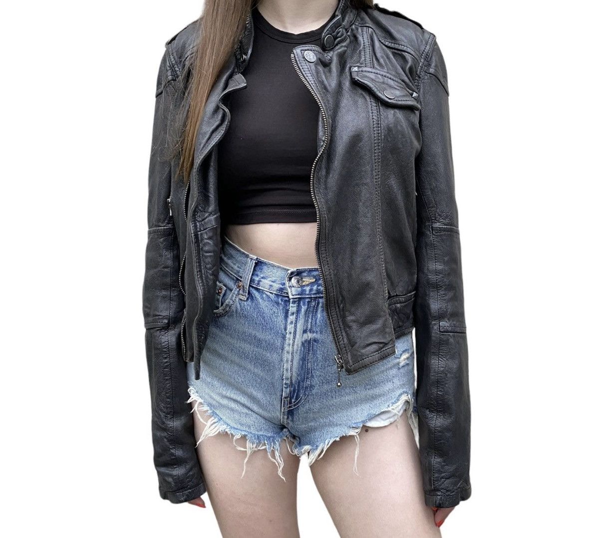 Levi's Levis Leather Moto Biker Jacket Special Edition Roots S Size S / US 4 / IT 40 - 11 Thumbnail