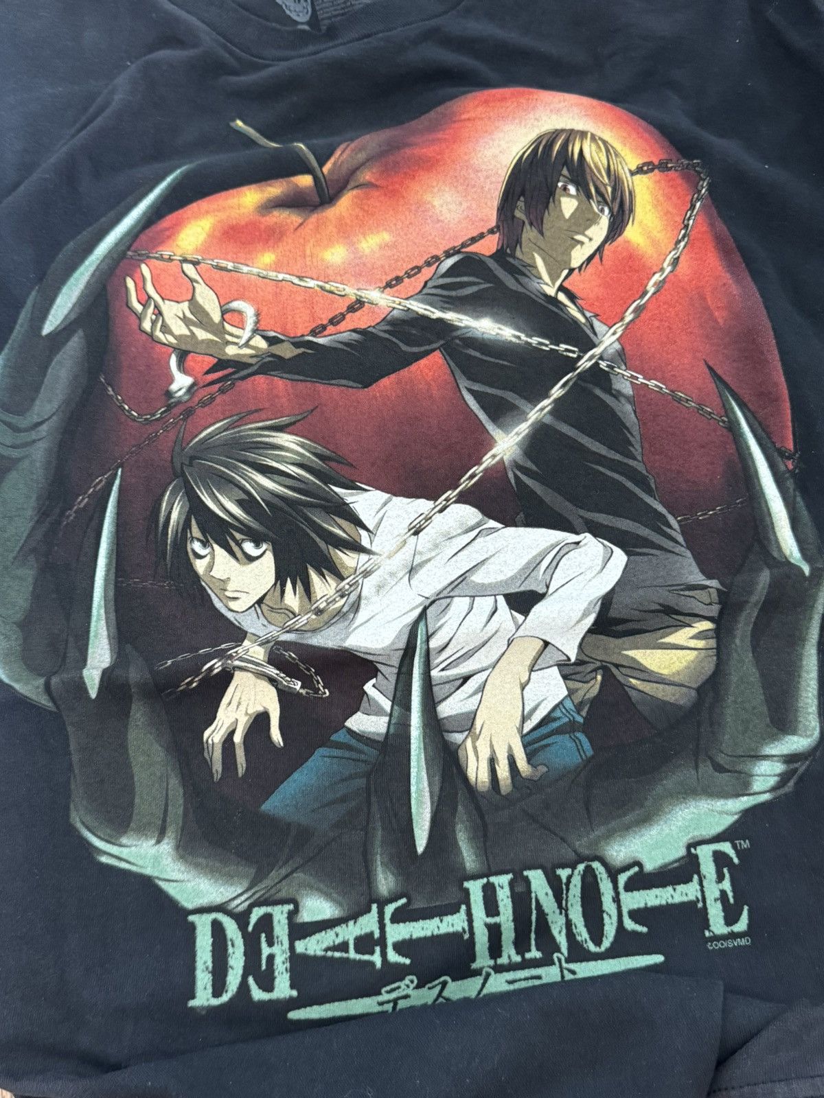 Anime × Cartoon Network × Vintage Vintage rare death note anime shirt Size US XL / EU 56 / 4 - 5 Thumbnail
