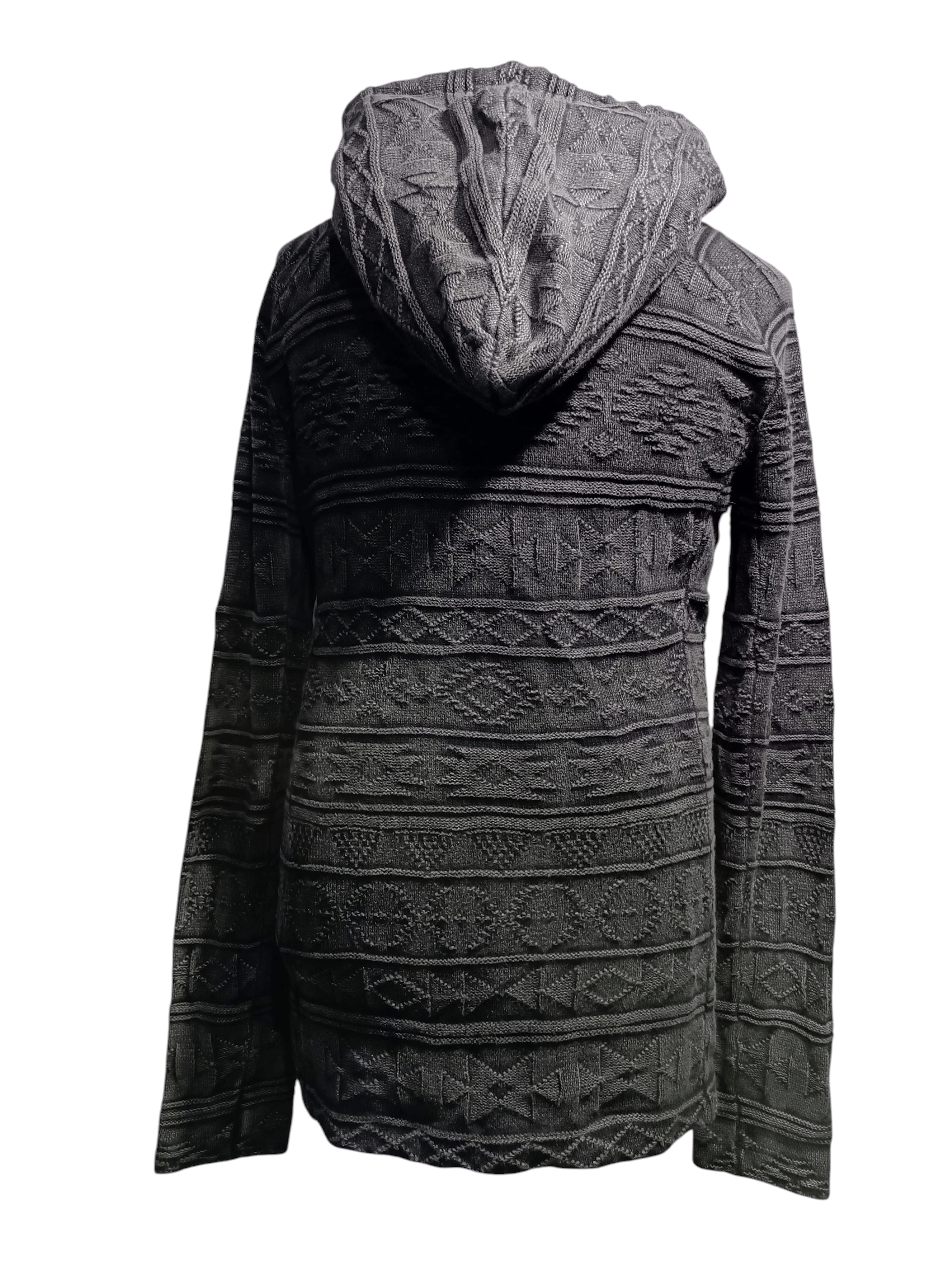 Japanese Brand 1PIU1UGUALE3 Relax Ortega pattern knit hoodie Size US M / EU 48-50 / 2 - 4 Thumbnail