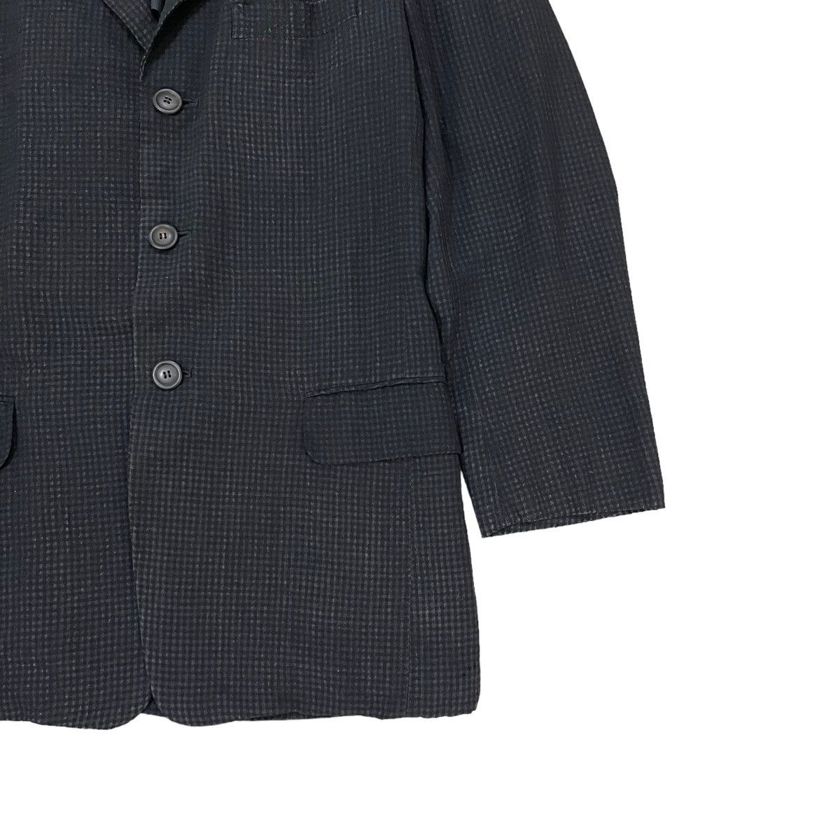 Issey Miyake 🔥Vintage Issey Miyake Men Gingham Button Jacket Size US L / EU 52-54 / 3 - 9 Thumbnail