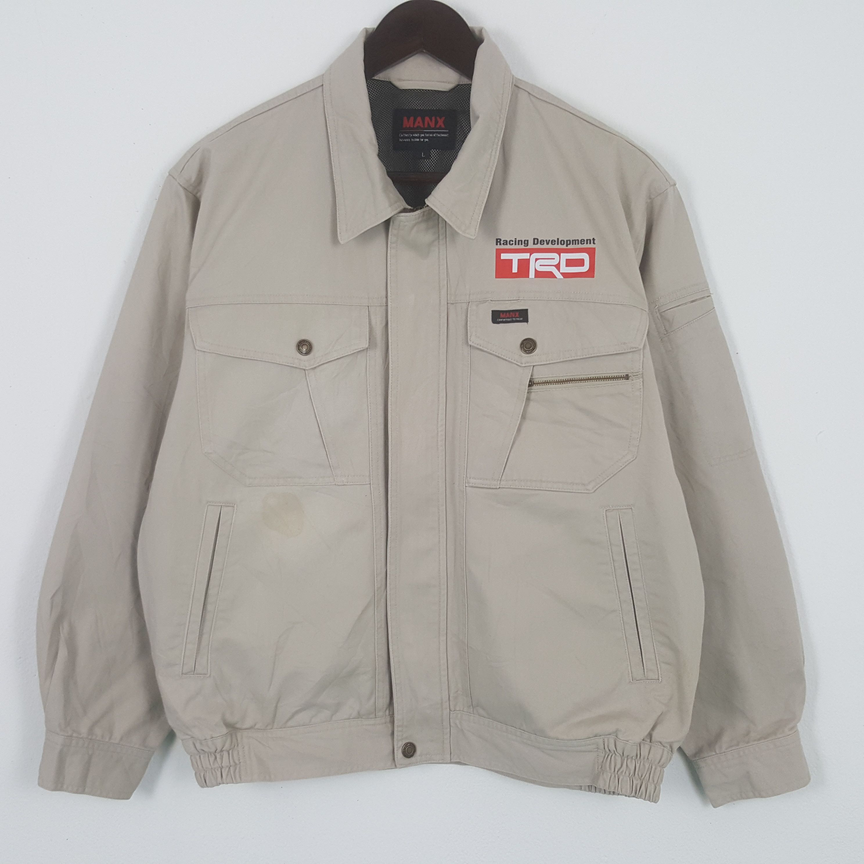 Uniform Wares × Vintage Vintage TRD Racing Development Custom Worker Zipper Jacket Size US L / EU 52-54 / 3 - 3 Thumbnail