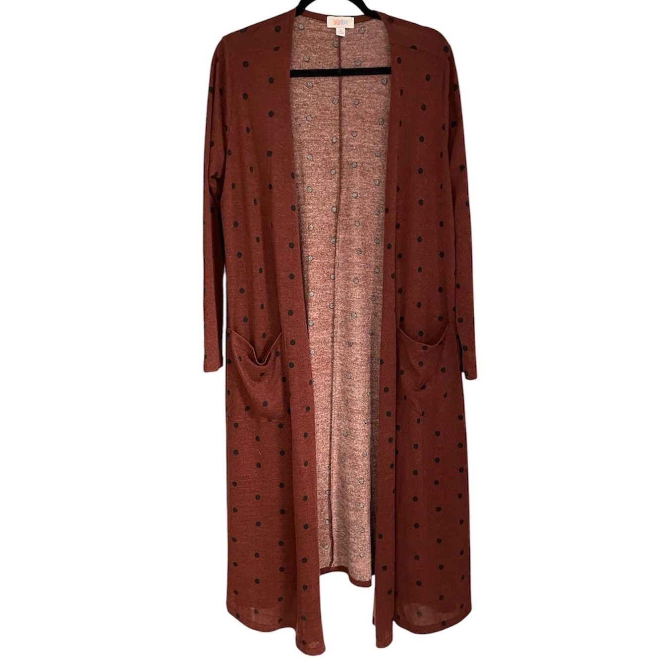 Other Lularoe Sarah Long Cardigan Duster Size L / US 10 / IT 46 - 2 Thumbnail