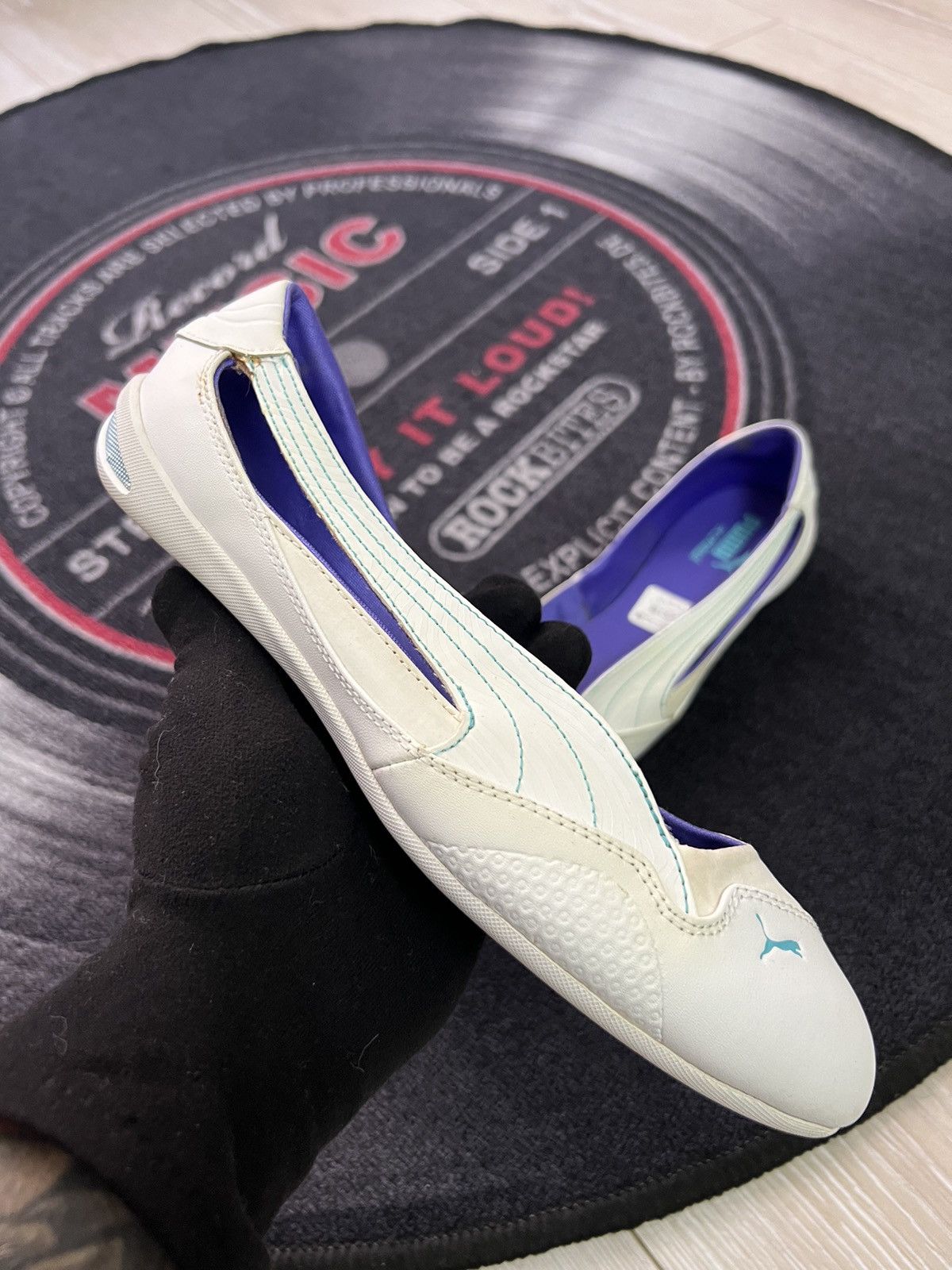 Puma × Vintage Vintage Puma Futuristic Y2K Ballet Flat Shoes Size US 8 / IT 38 - 3 Thumbnail