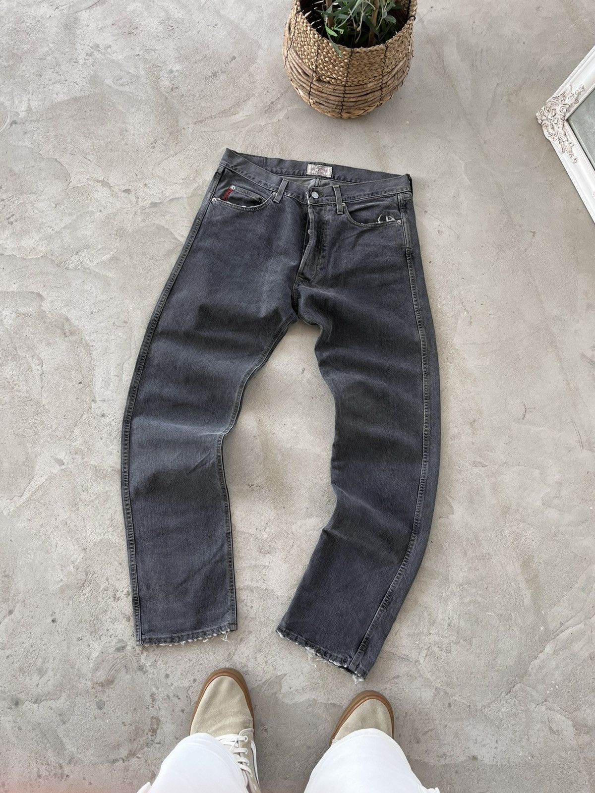 Armani Vintage Armani Jeans Distressed Y2K Italian Denim luxury sk8 Size US 34 / EU 50 - 1 Thumbnail
