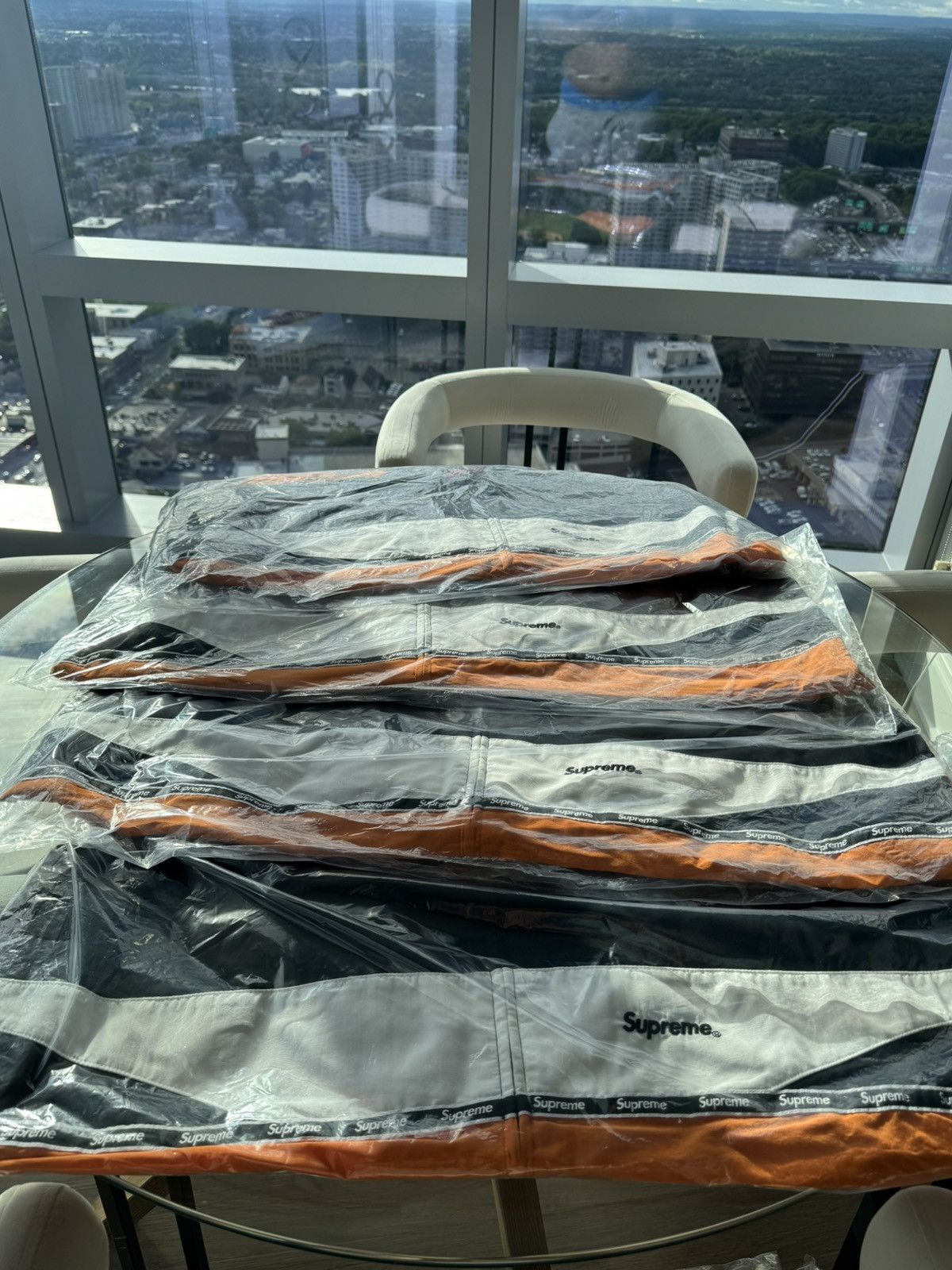 Supreme Supreme Logo Taping Track Jacket Orange Size XL (SS26) Size US XL / EU 56 / 4 - 5 Thumbnail