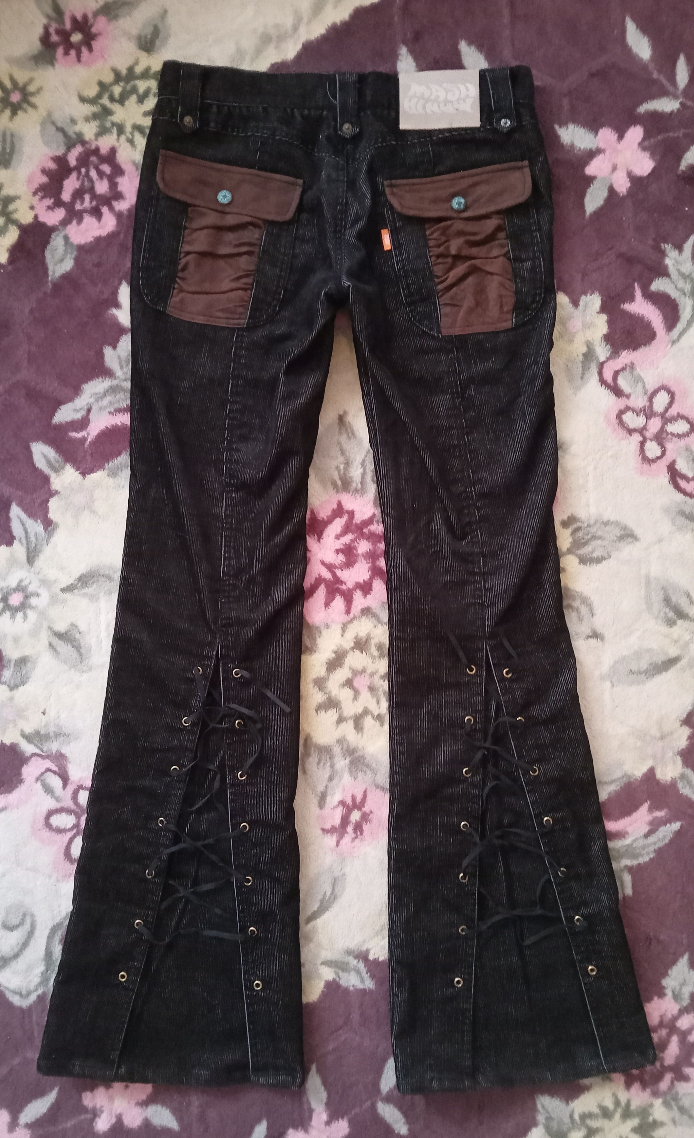 Japanese Brand Mash Mania Rare Flare Corduroy Pants Size 30" / US 8 / IT 44 - 2 Thumbnail
