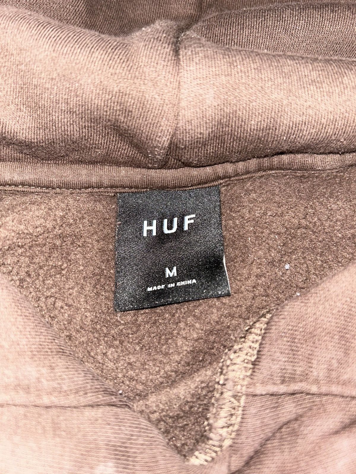Huf × Vintage Vintage Brown Huf Hoodie Size US M / EU 48-50 / 2 - 3 Thumbnail