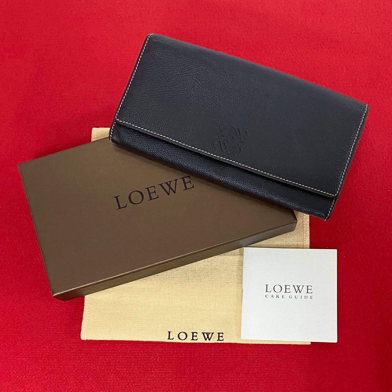 Loewe Loewe Black Leather Size ONE SIZE - 1 Thumbnail