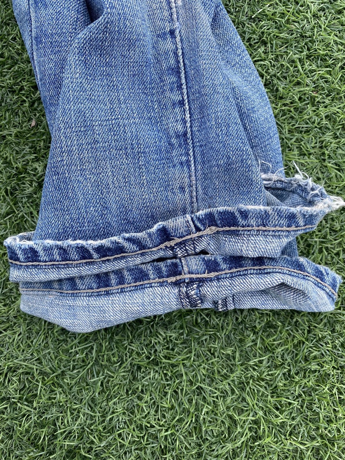Stussy × Vintage STUSSY ROUGH AND RUGGED WORKGEAR DISTRESSED SS LOGO JEANS 🎱 Size US 34 / EU 50 - 11 Thumbnail