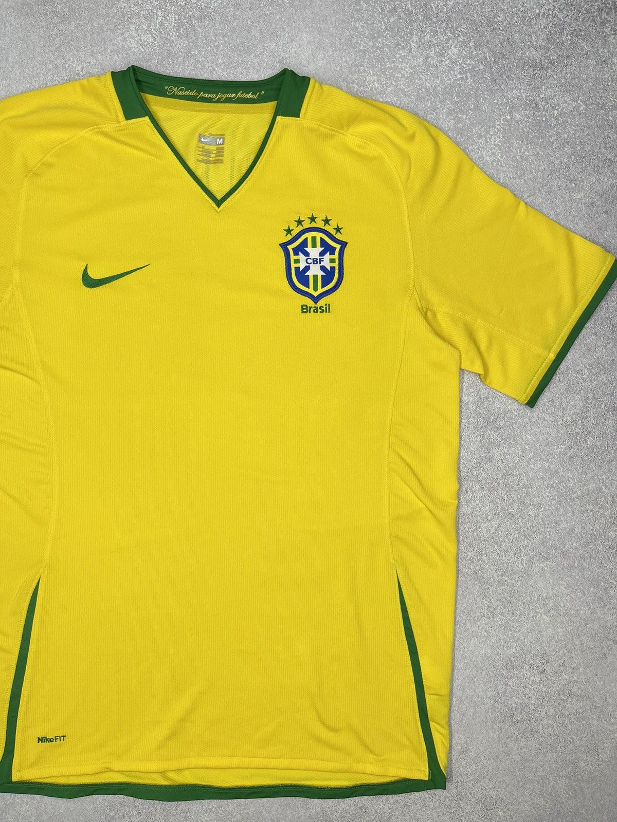 Nike Vintage Nike CBF Brazil Soccer Jersey Football Club Y2K Size US M / EU 48-50 / 2 - 3 Thumbnail