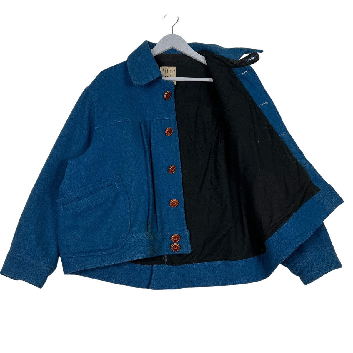 Issey Miyake WOOL PAGE BOY PLEATED BOMBER JACKET MADE IN JAPAN Size US M / EU 48-50 / 2 - 9 Thumbnail