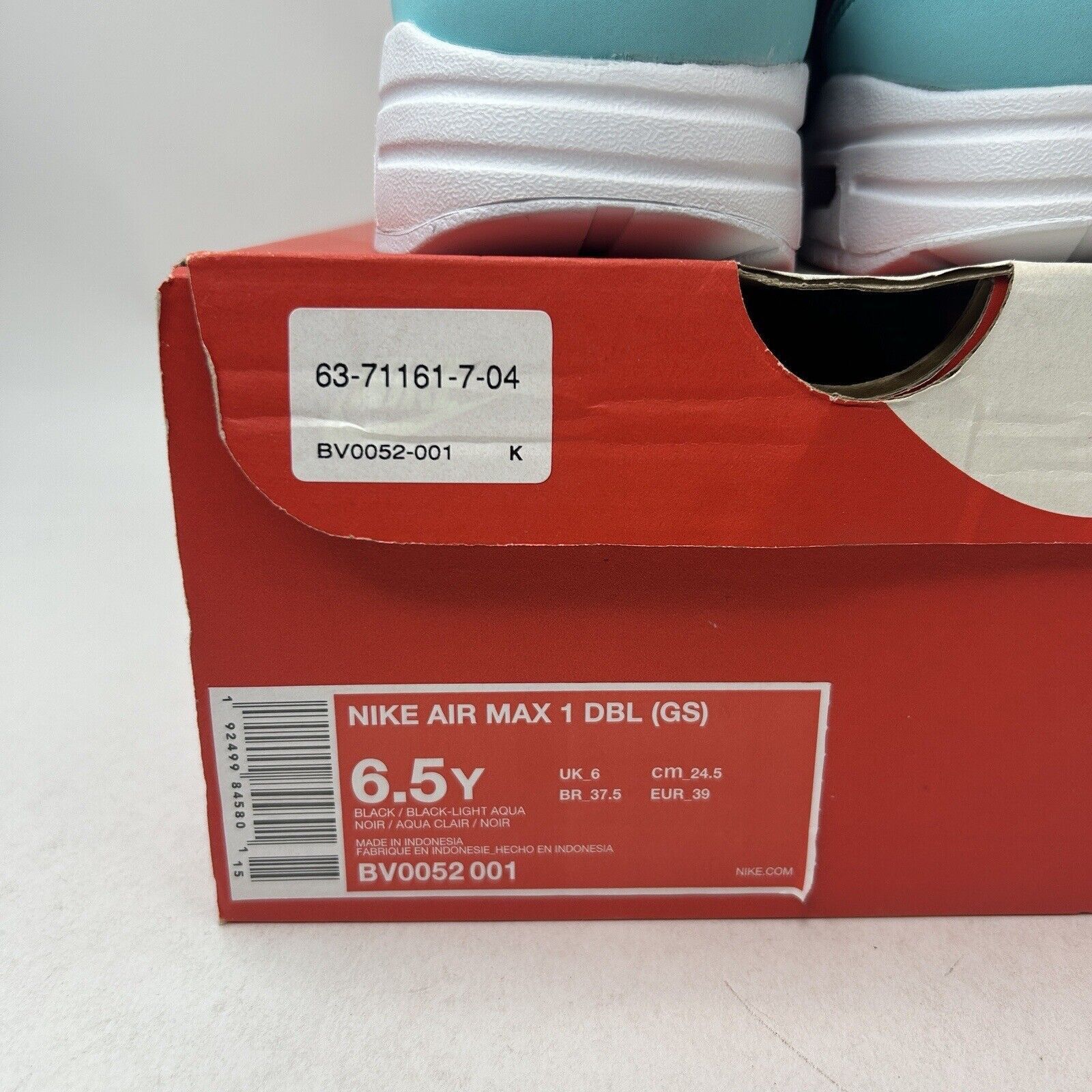 Nike Nike Air Max 1 GS Double Layered “South Beach” 2023 Size US 8 / IT 38 - 5 Thumbnail