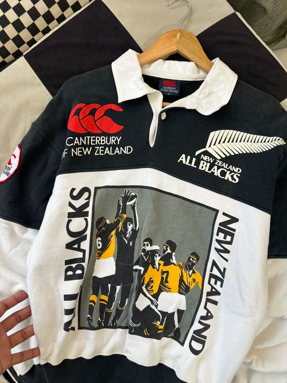 All Blacks × Canterbury of New Zealand × Vintage VINTAGE CANTERBURY ALL BLACK Size US M / EU 48-50 / 2 - 3 Thumbnail