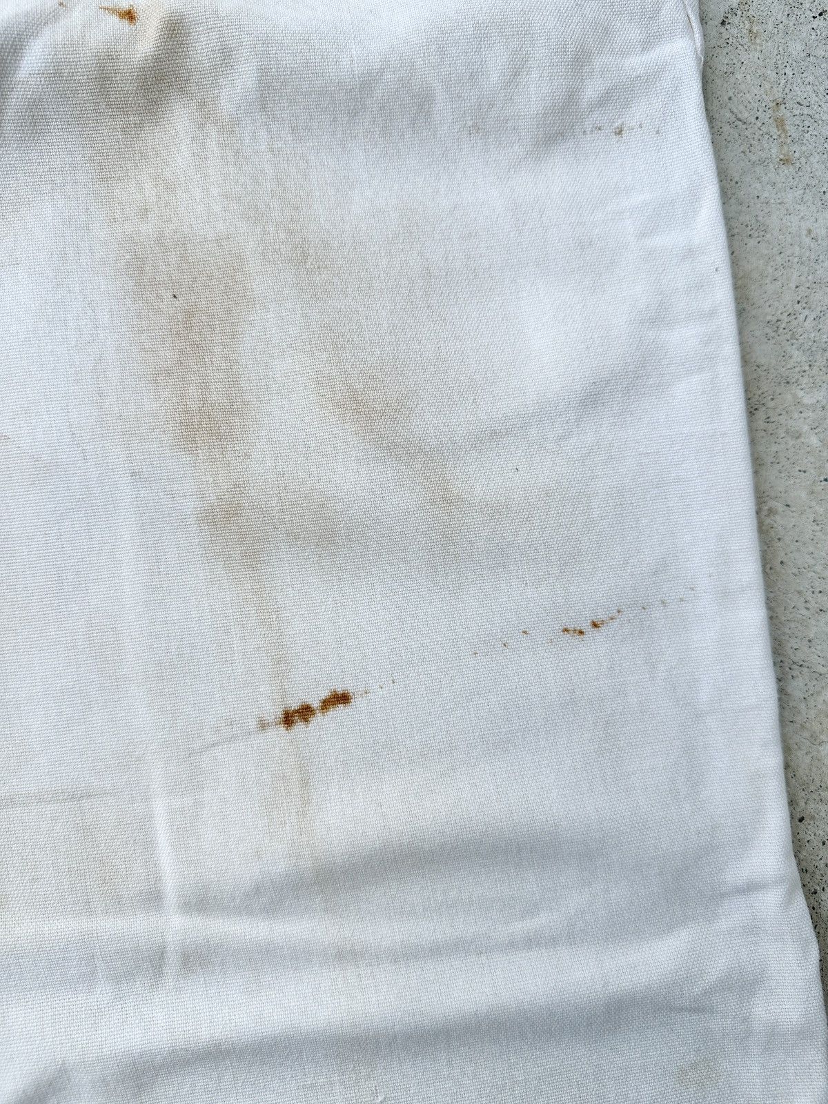 Vintage 50s-60s USN Navy Sailor Stained Dirty White pant Size US 36 / EU 52 - 5 Thumbnail