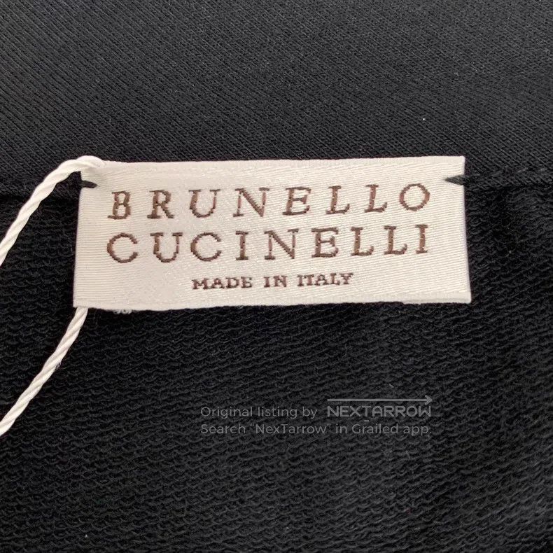 Brunello Cucinelli Brunello Cucinelli Black sequin-decorated cotton round-nec Size XS / US 0-2 / IT 36-38 - 5 Thumbnail